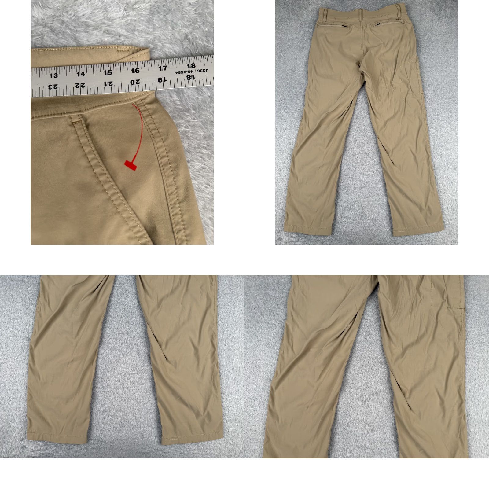Eddie Bauer Eddie Bauer Pants Men Regular Cargo Straight Brown 33 Nylon Read Me Size US 33 - 9 Thumbnail