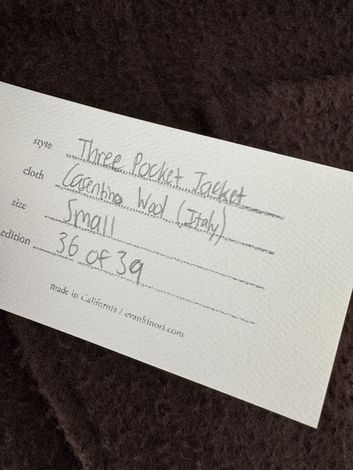 Evan Kinori Evan Kinori Three Pocket Jacket Brown Casentino Wool Small Size US S / EU 44-46 / 1 - 8 Thumbnail