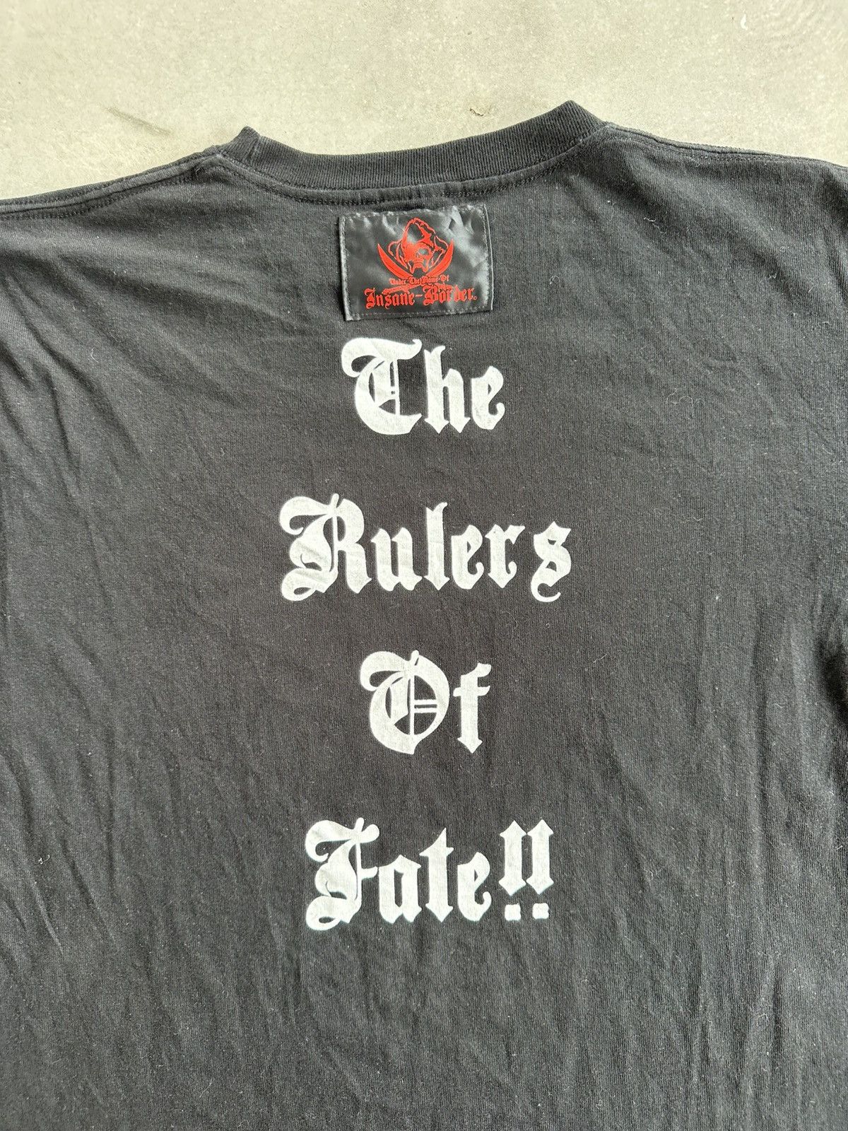 Japanese Brand × Vintage VINTAGE INSANE BORDER PIRATE SIXT SKULL TEE Size US L / EU 52-54 / 3 - 5 Thumbnail