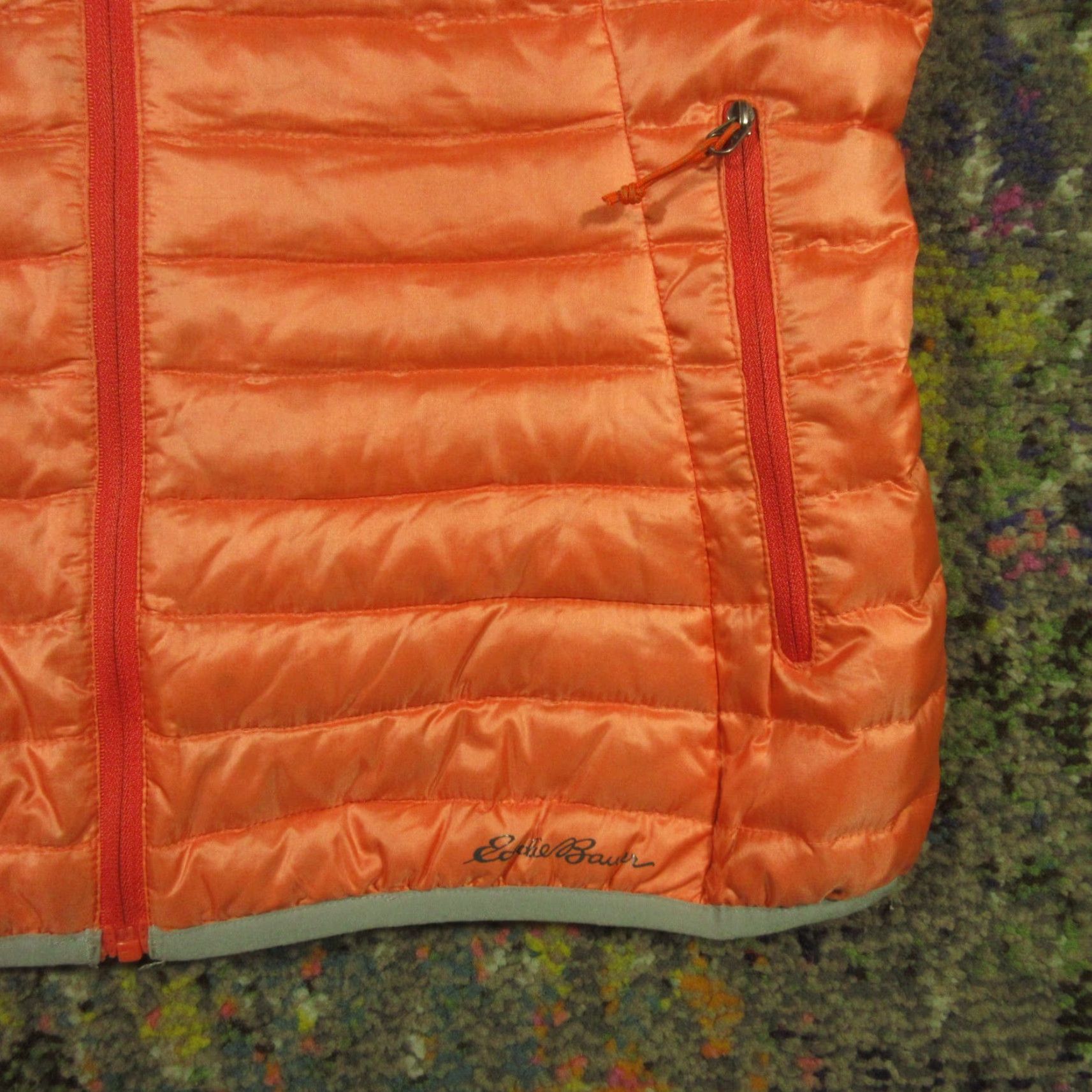 Eddie Bauer Eddie Bauer Down Puffer Vest Womens S Peach Travex EB 700 Fill Packable EUC Size S / US 4 / IT 40 - 4 Thumbnail