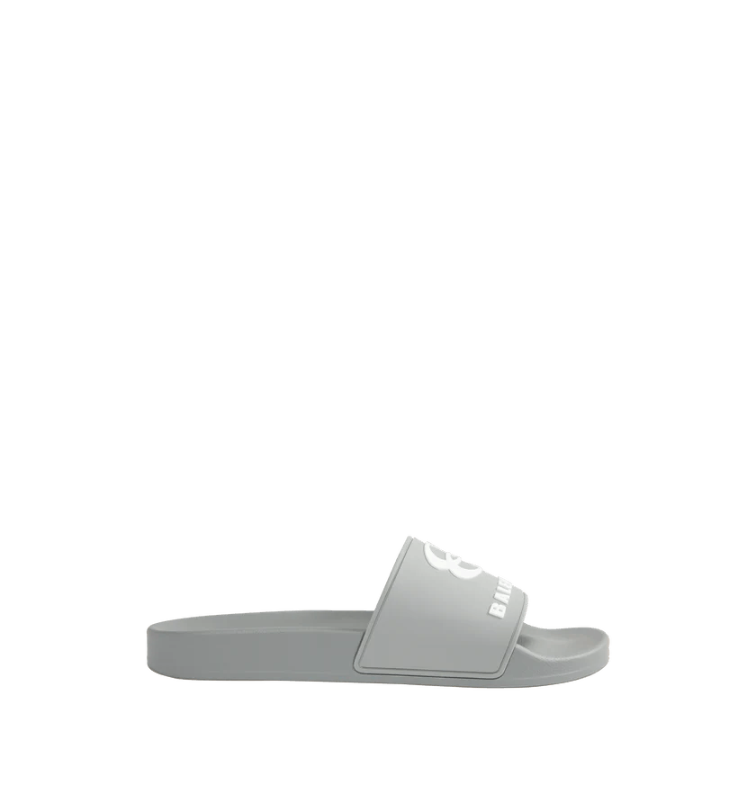 Balenciaga o1h1sh11225 Pool Slide in Grey/White Size US 6 / EU 39 - 1 Thumbnail