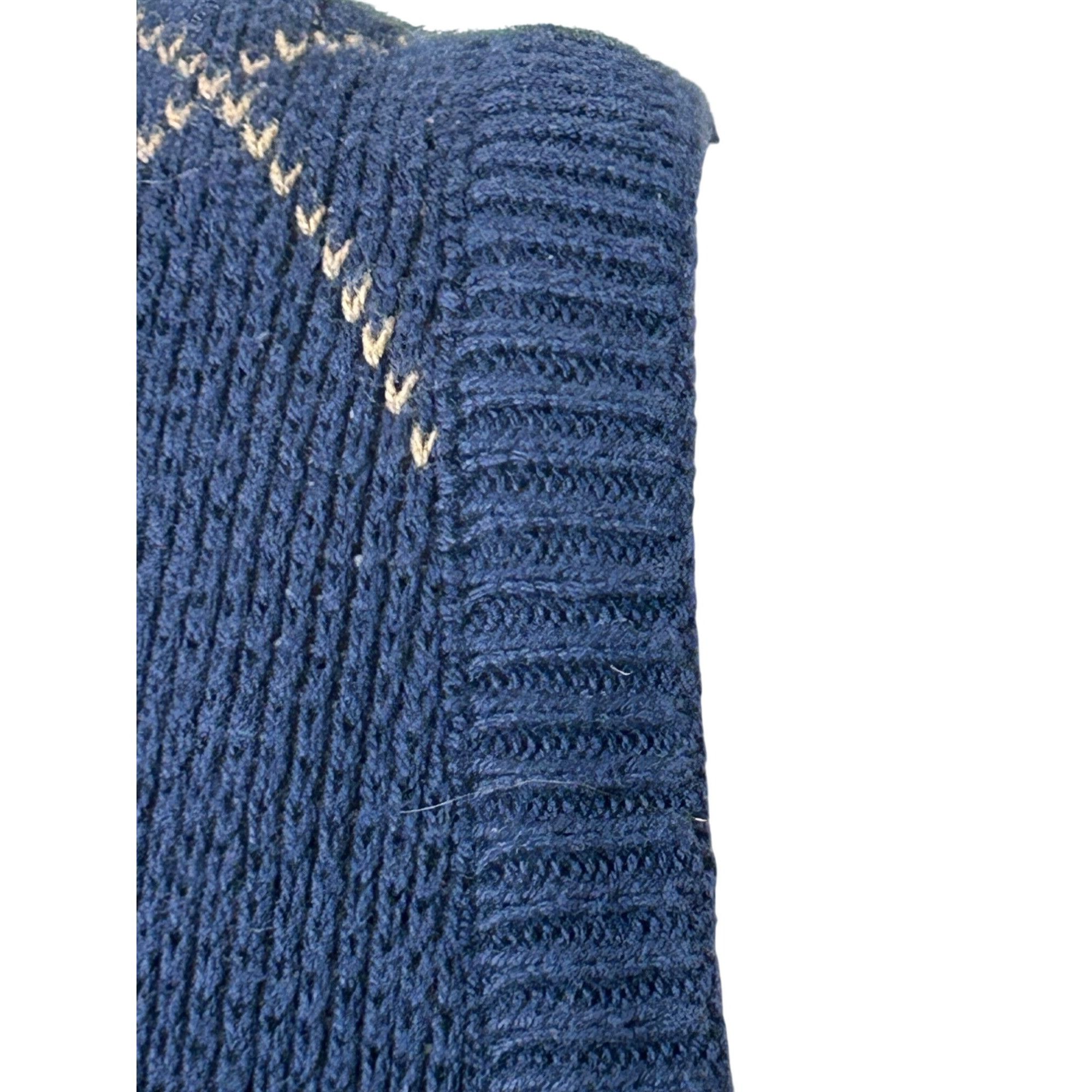 Other Isle Of Cotton Men’s Vintage Vest L Navy Multi Diamond Patte Size US L / EU 52-54 / 3 - 11 Thumbnail
