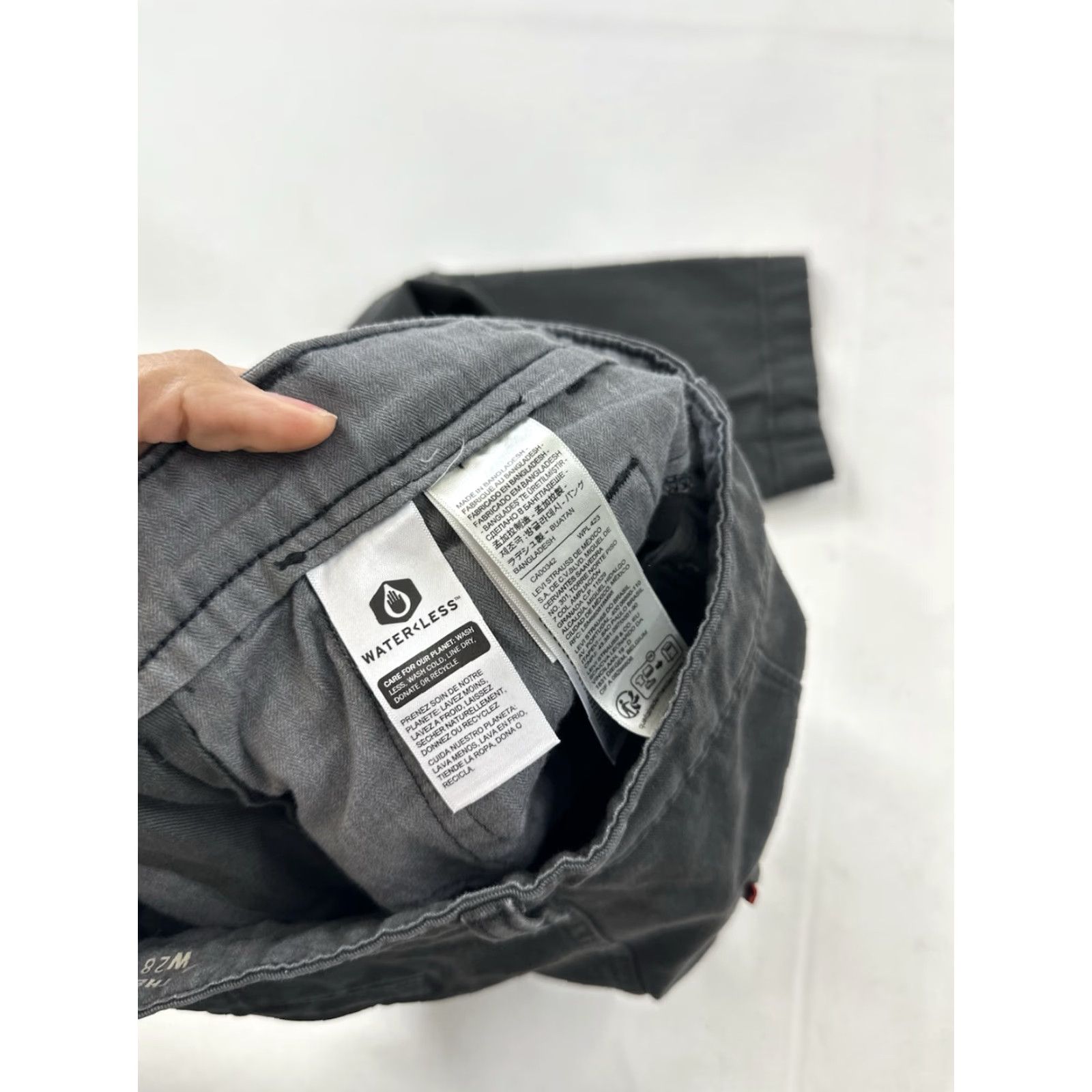 Levi's Levi's XX Pants Mens Chino Trousers 28x30 Gray Flat Front Regular Slim Cut Mens Clothing Size US 28 / EU 44 - 5 Thumbnail