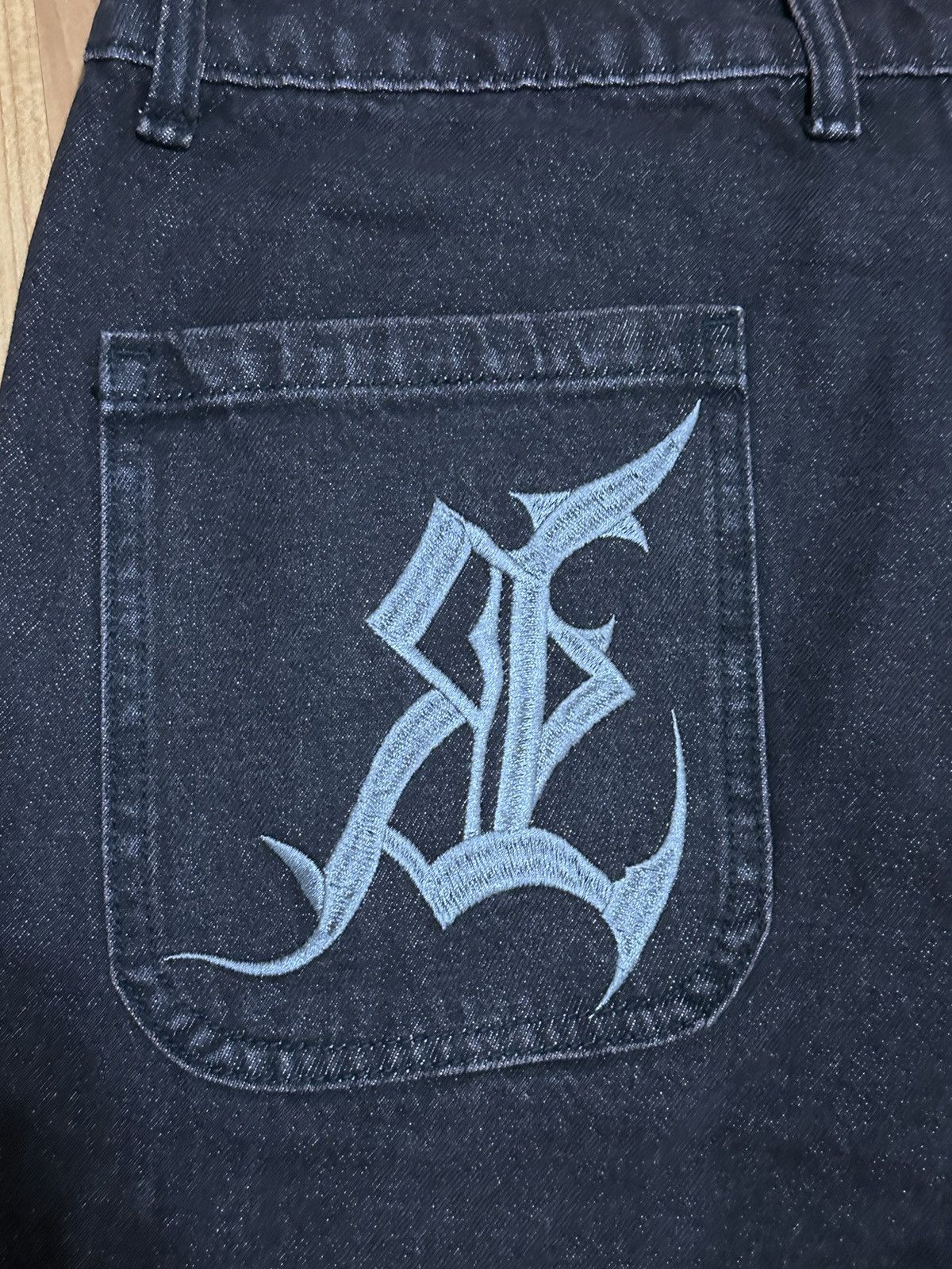 Revenge Revenge Catacombs Carpenter Denim Washed Burgundy Size US 32 / EU 48 - 6 Thumbnail