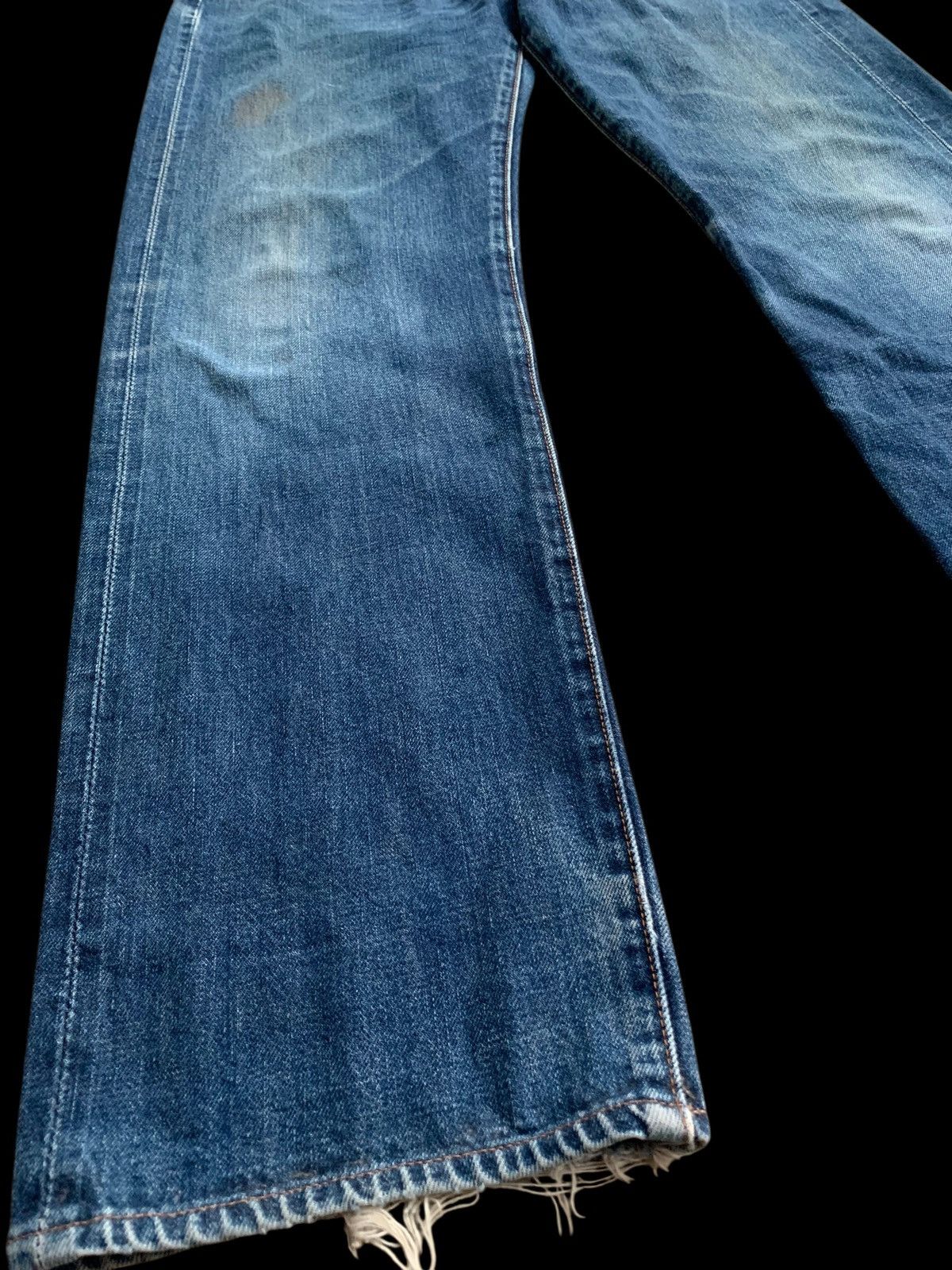 Japanese Brand Vintage Levi's J22 Selvedge Distressed Denim Made In Japan Size US 32 / EU 48 - 3 Thumbnail