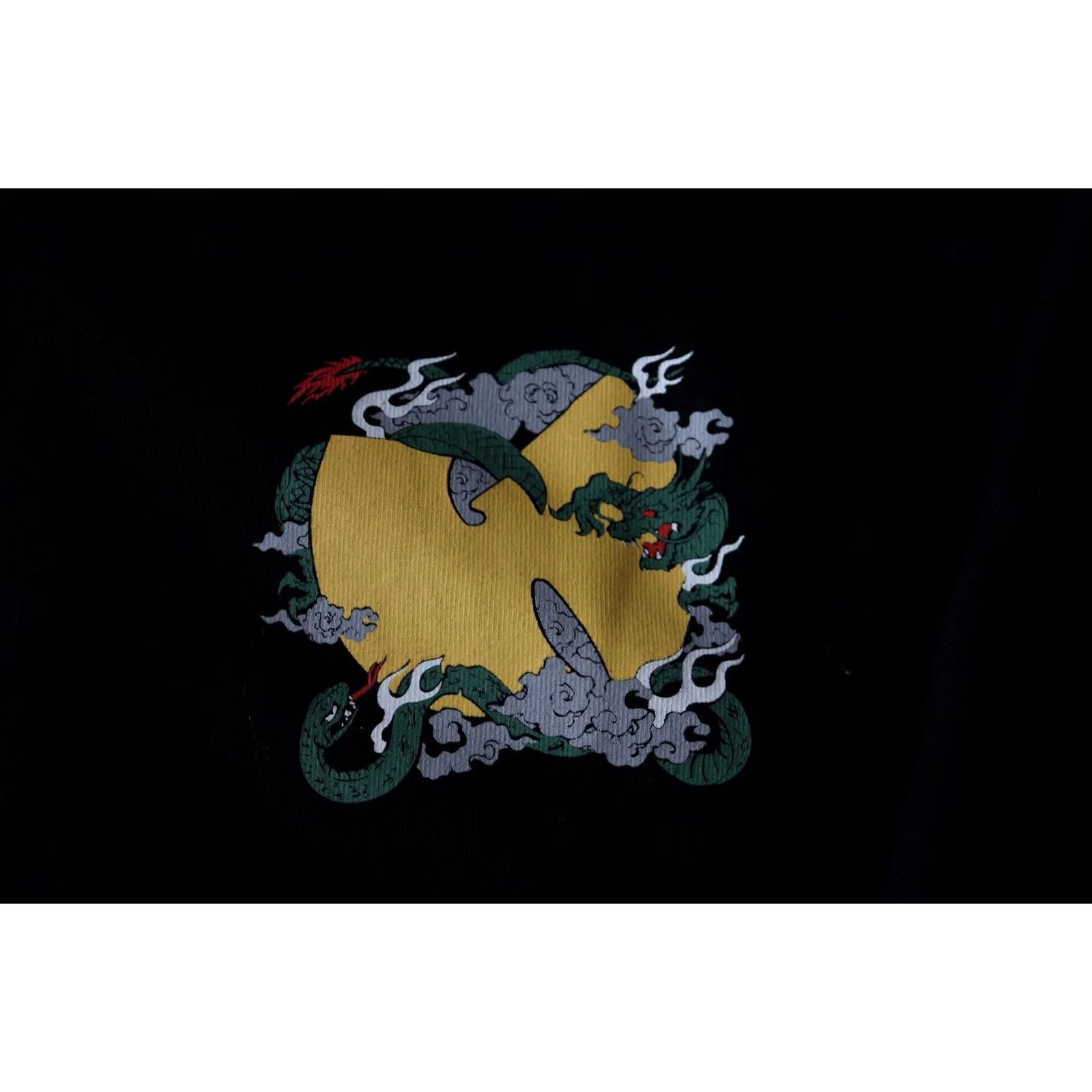 Vintage RAP TREE WU TANG CLAN LONGSLEEVE SHIRT COTTON MADE IN USA BLACK XL MEN'S Size US XL / EU 56 / 4 - 3 Thumbnail
