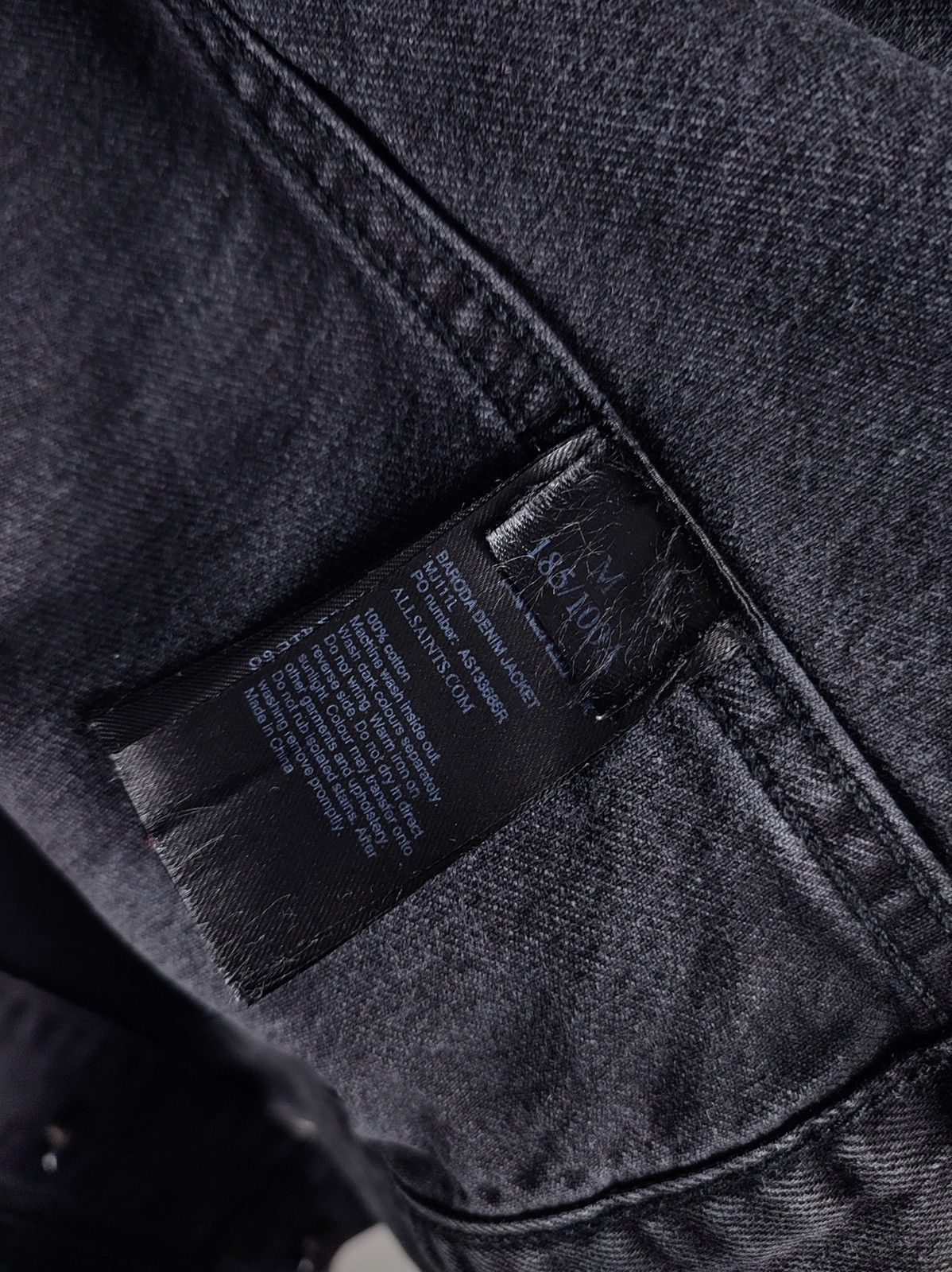 Allsaints Allsaints Baroda Black Denim Jacket Size US M / EU 48-50 / 2 - 11 Thumbnail