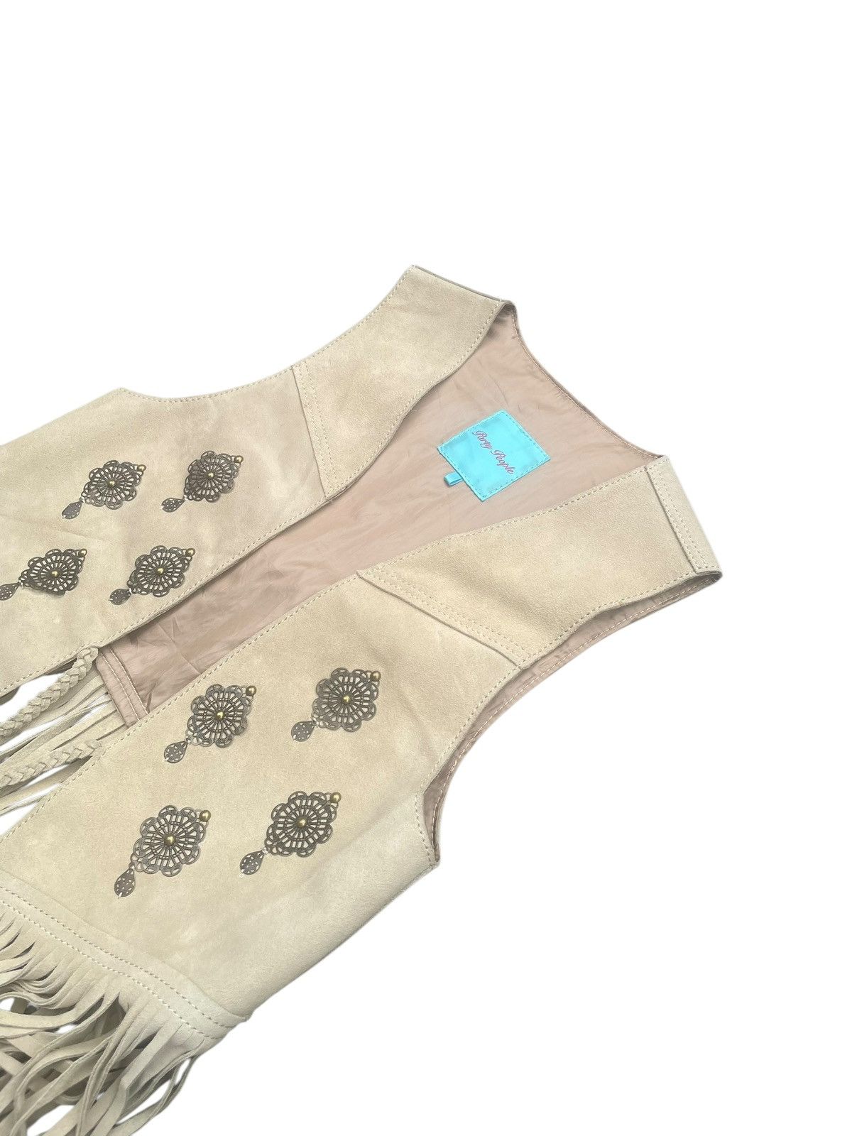 Japanese Brand Party People Kitson Japan Leather Vest Size XXS / US 00 / IT 34 - 2 Thumbnail