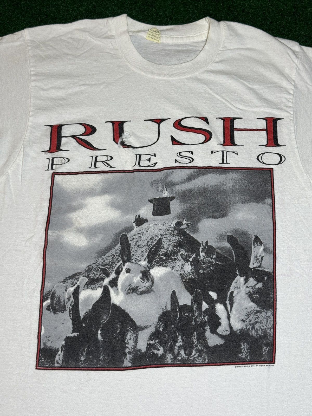 Band Tees × Vintage Vintage Rush Concert Tee Presto 90s Retro Lrg Slim T Shirt Size US L / EU 52-54 / 3 - 2 Thumbnail