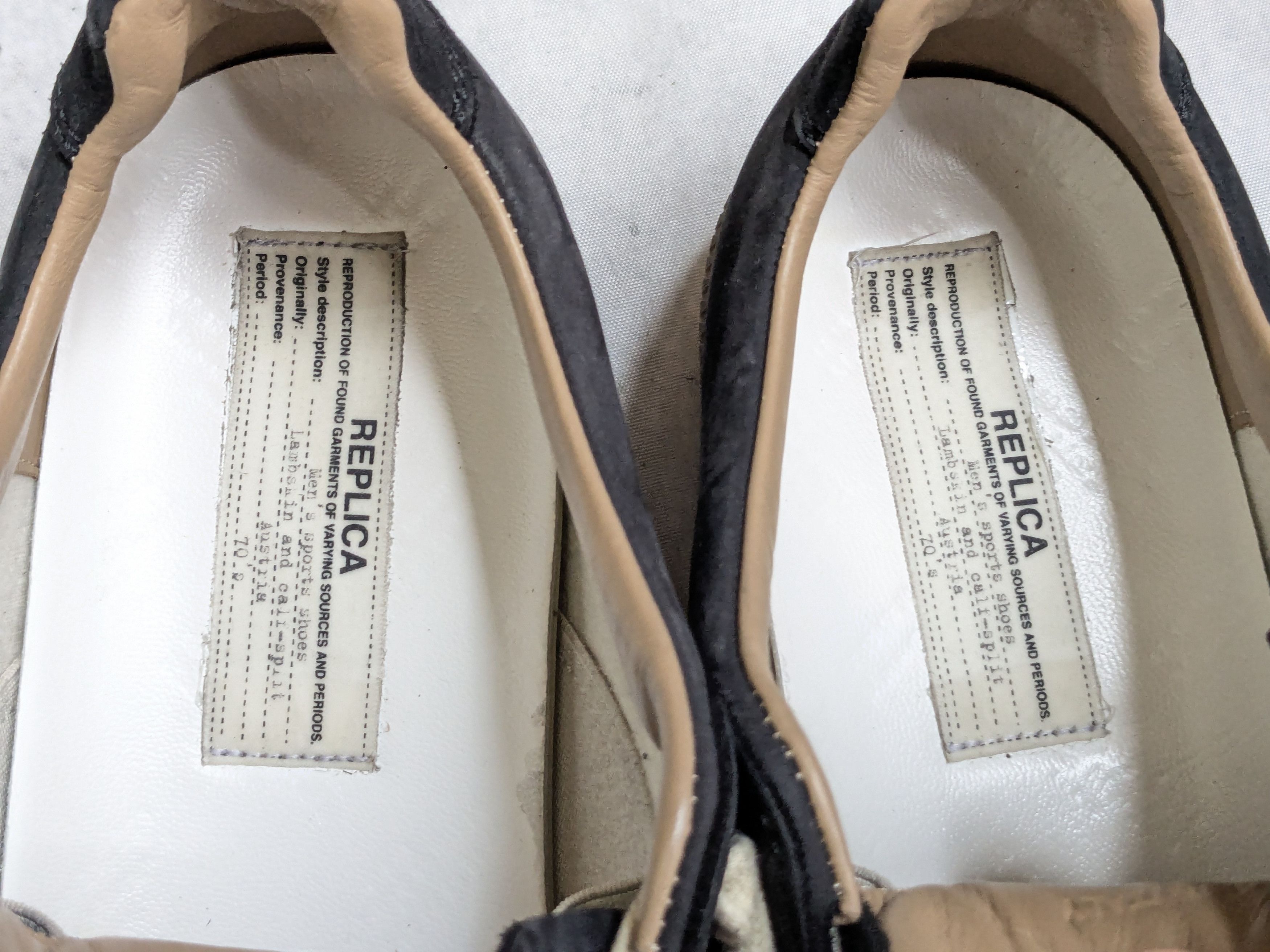 Maison Margiela Maison Margiela GAT Replica Black Paint Splatter 10.5 43.5 Size US 10.5 / EU 43-44 - 6 Thumbnail