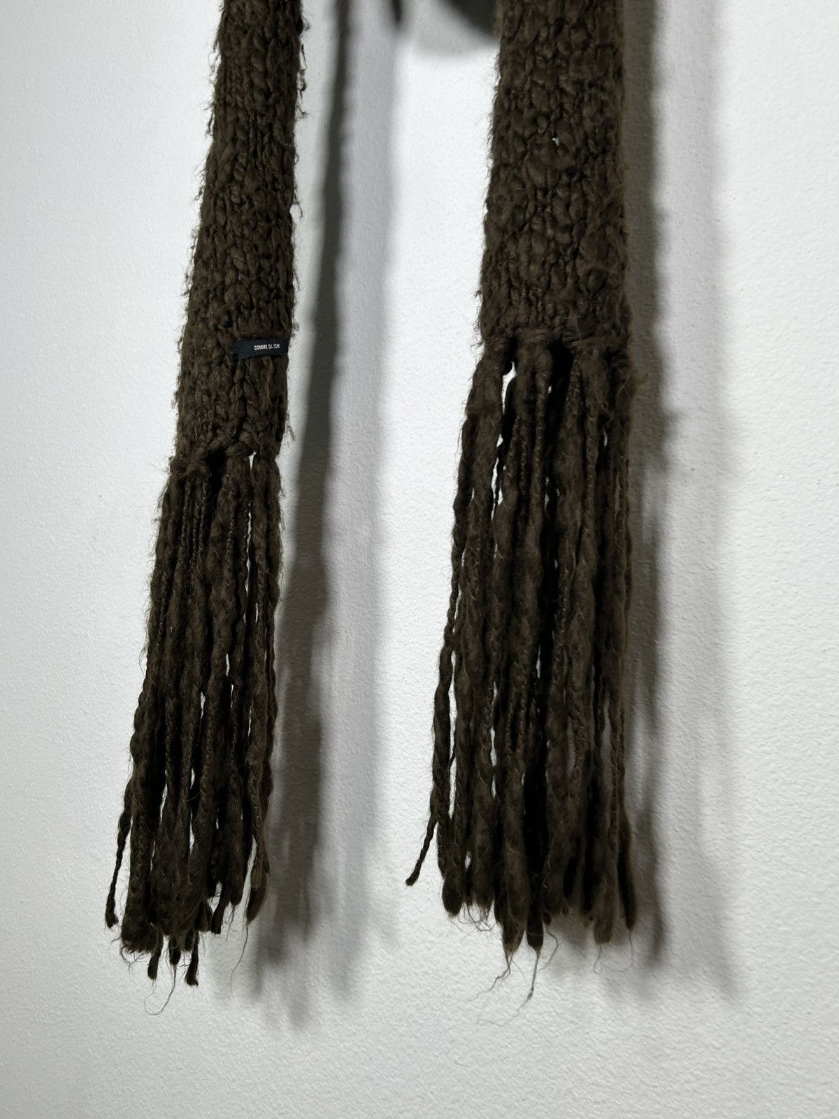 Comme Ca Ism Chunky Knit Fringe Scarf Size ONE SIZE - 3 Thumbnail
