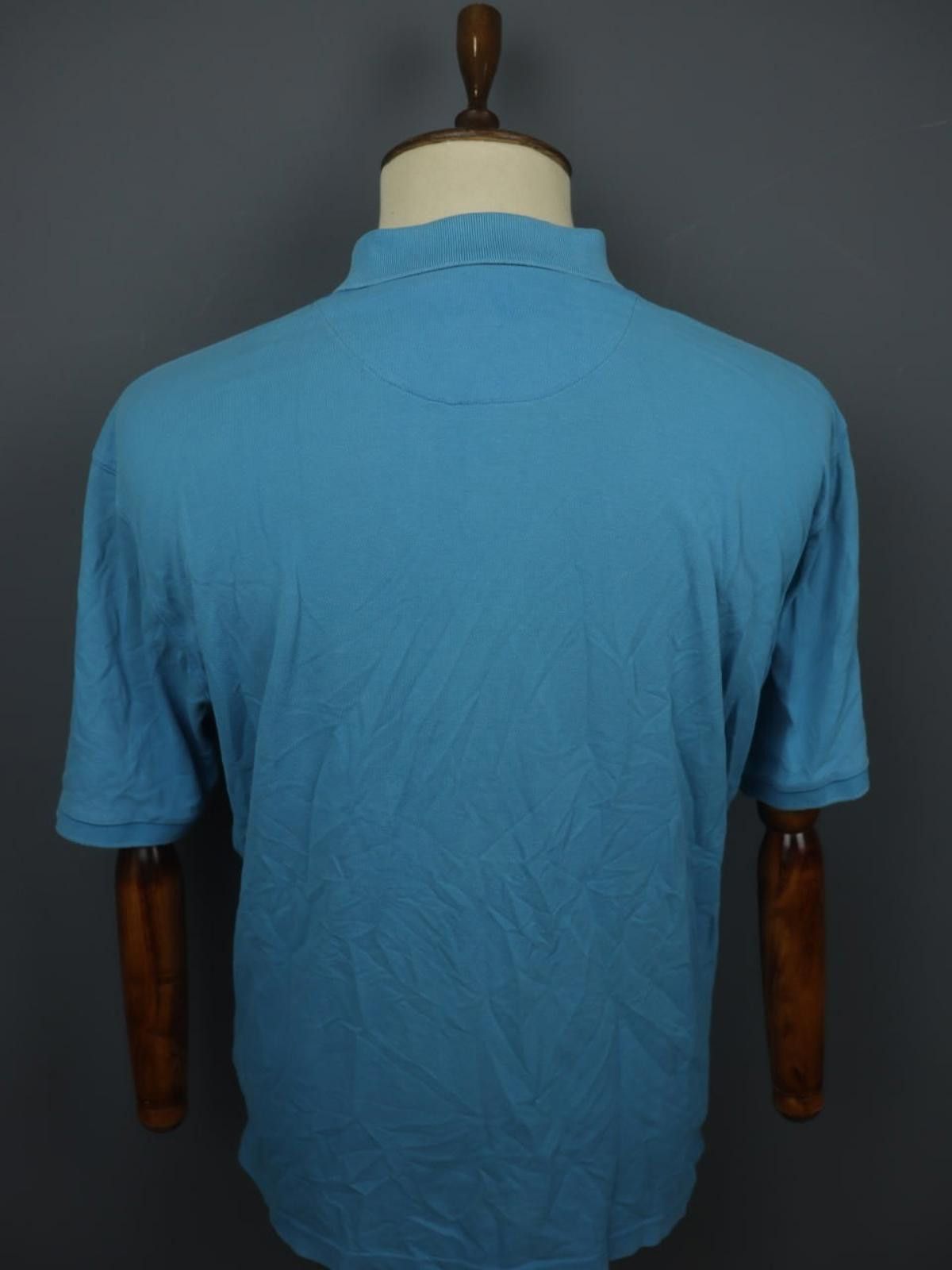 La Martina LA MARTINA Blue Cotton Collared Casual Polo Shirt Size XL Size US XL / EU 56 / 4 - 7 Thumbnail