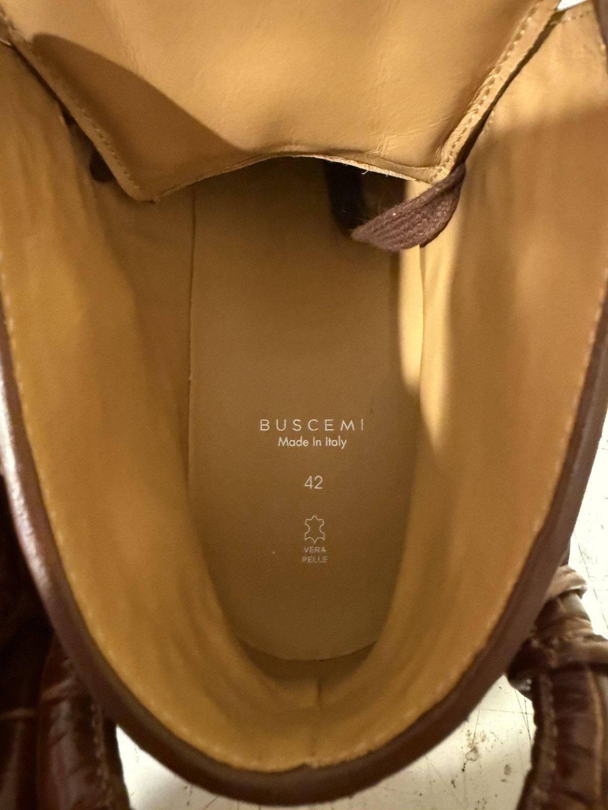 Buscemi Buscemi Men's Brown Trainers crocodile Size US 9 / EU 42 - 11 Thumbnail