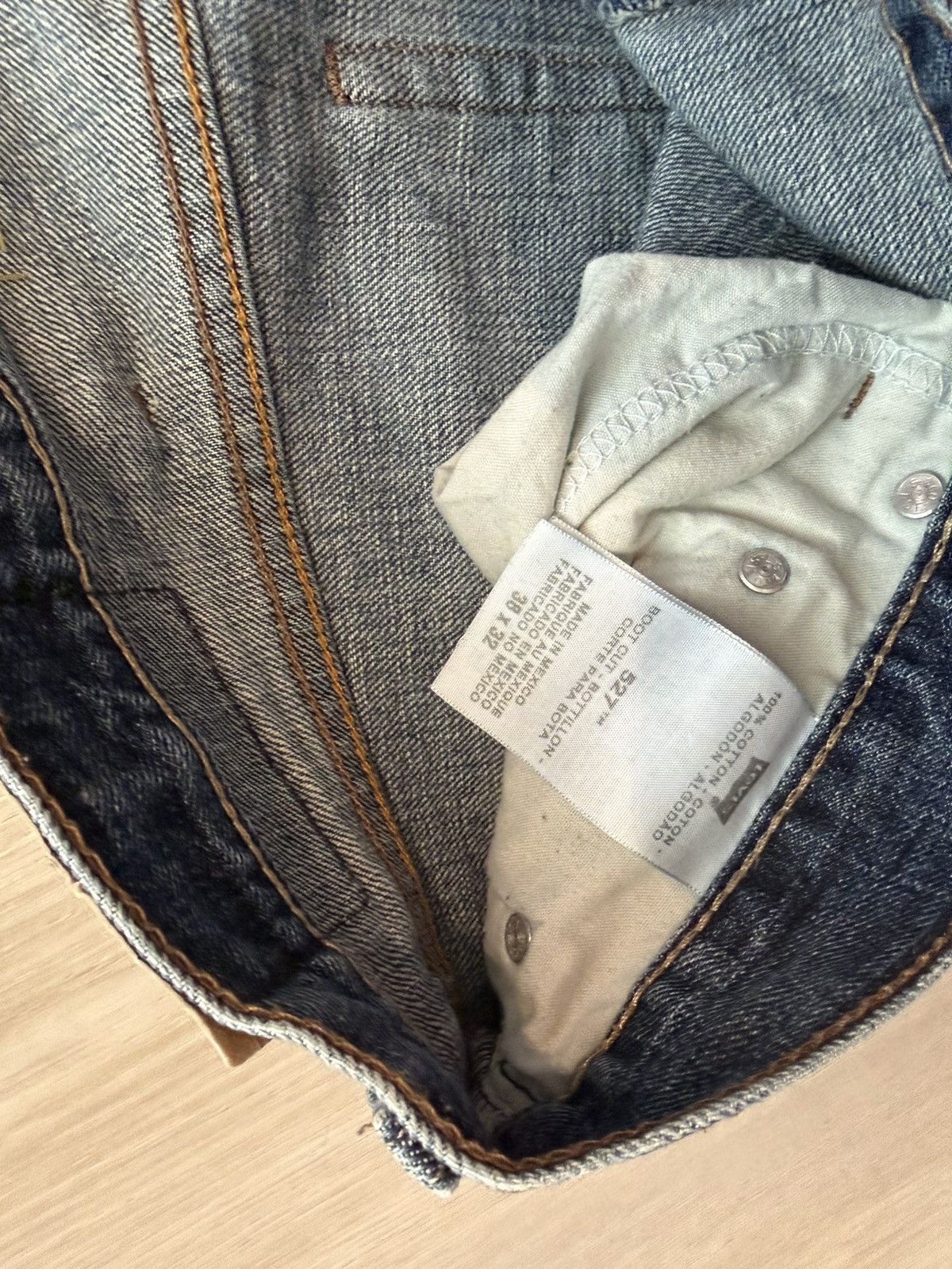 Levi's Vintage Y2K Levis 527 Sz 38x32 Cowboy Bootcut Western Denim Size US 38 / EU 54 - 8 Thumbnail
