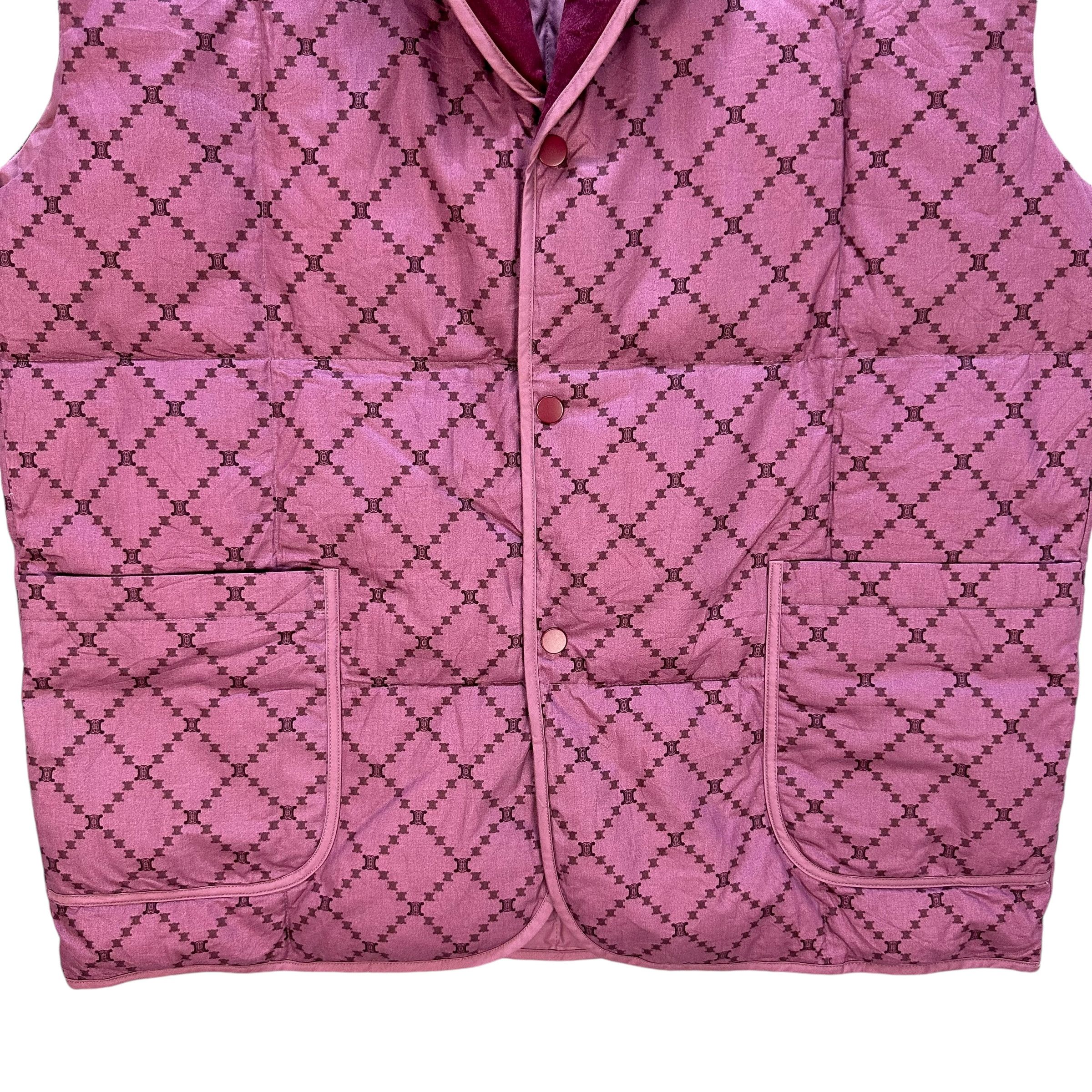 Celine CELINE Macadam Triomphe Western River Down Vest #A60-1393 Size US L / EU 52-54 / 3 - 3 Thumbnail