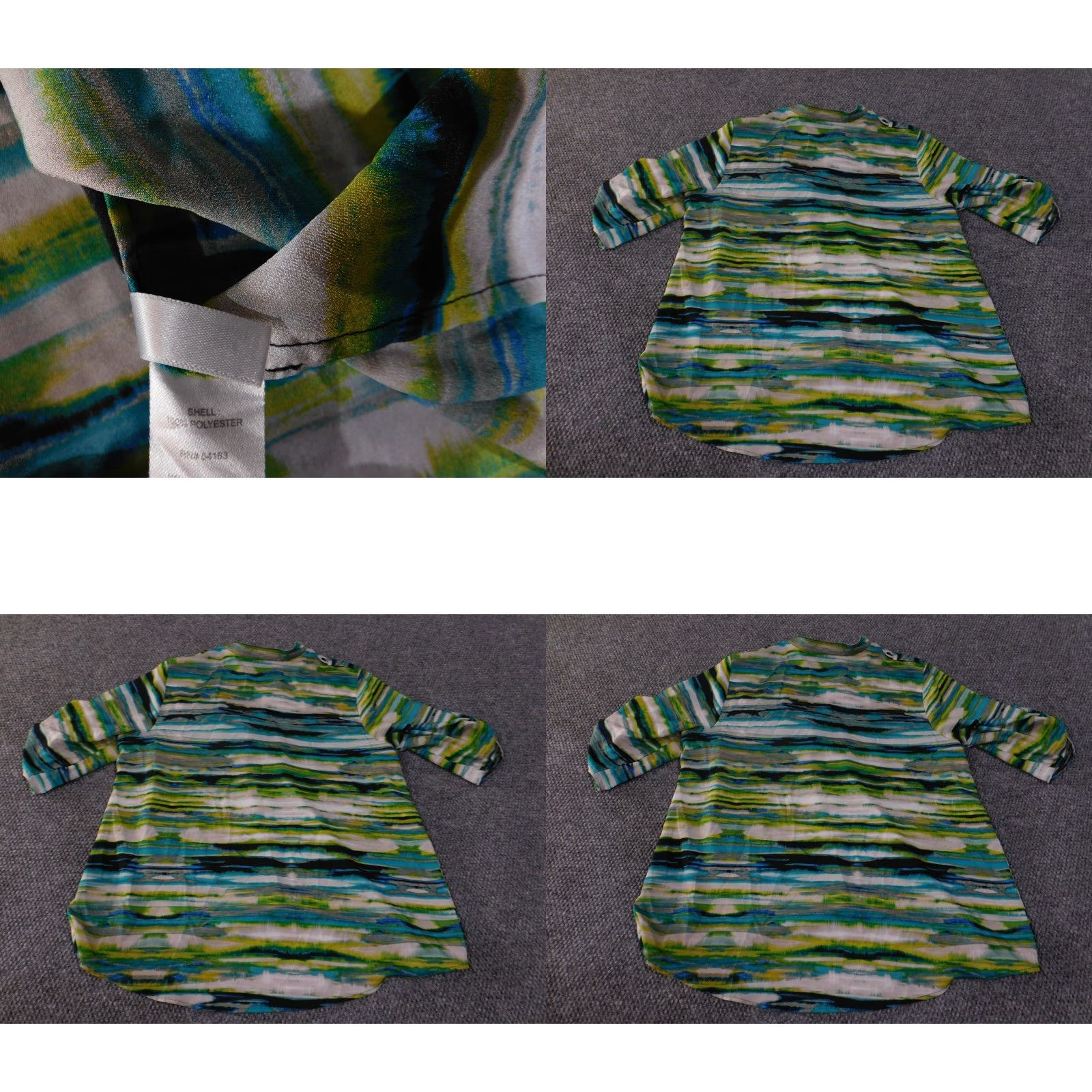 Calvin Klein Calvin Klein blouse womens 1X multicolor abstract Button Front Lightweight Size XL / US 12-14 / IT 48-50 - 8 Thumbnail
