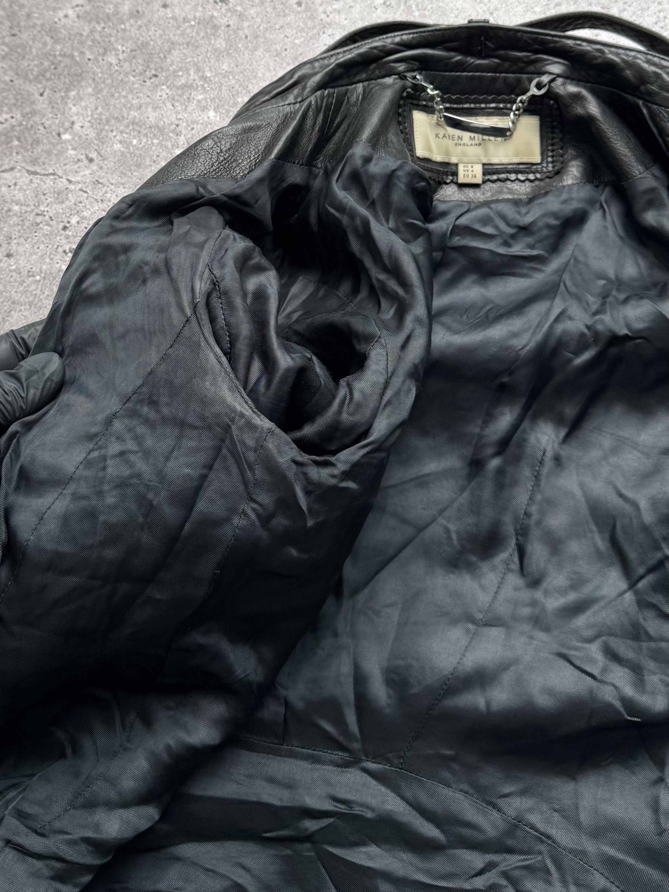 Vintage Vintage Faded Leather Cropped Jacket C5(V405)(E8) Size XS / US 0-2 / IT 36-38 - 8 Thumbnail