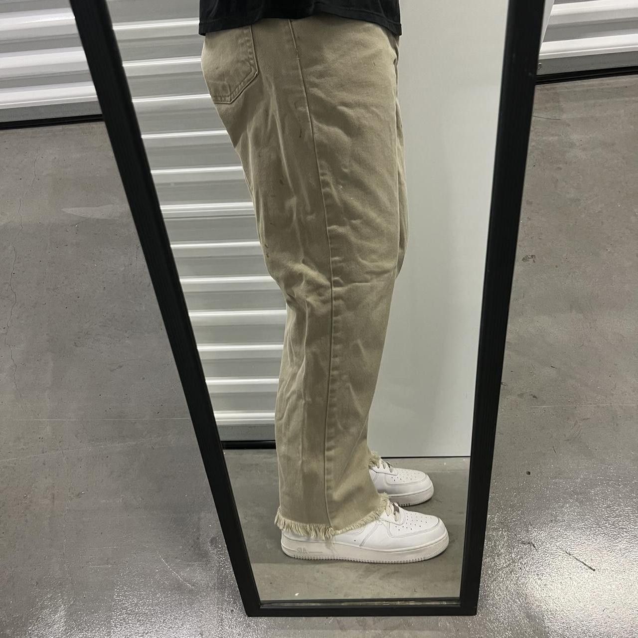 Calvin Klein Vintage Y2K/2000s Easy Fit Khaki Calvin klein Jeans! Size US 34 / EU 50 - 2 Thumbnail