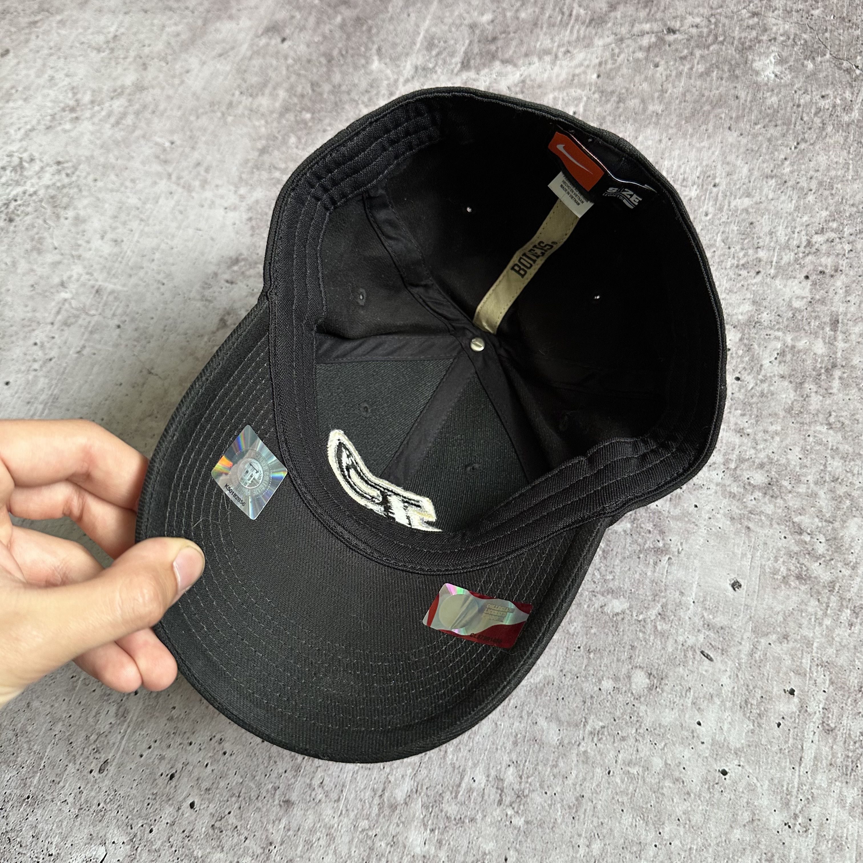 Nike Nike Pushing P Swoosh Logo Black Baseball Cap Size ONE SIZE - 5 Thumbnail