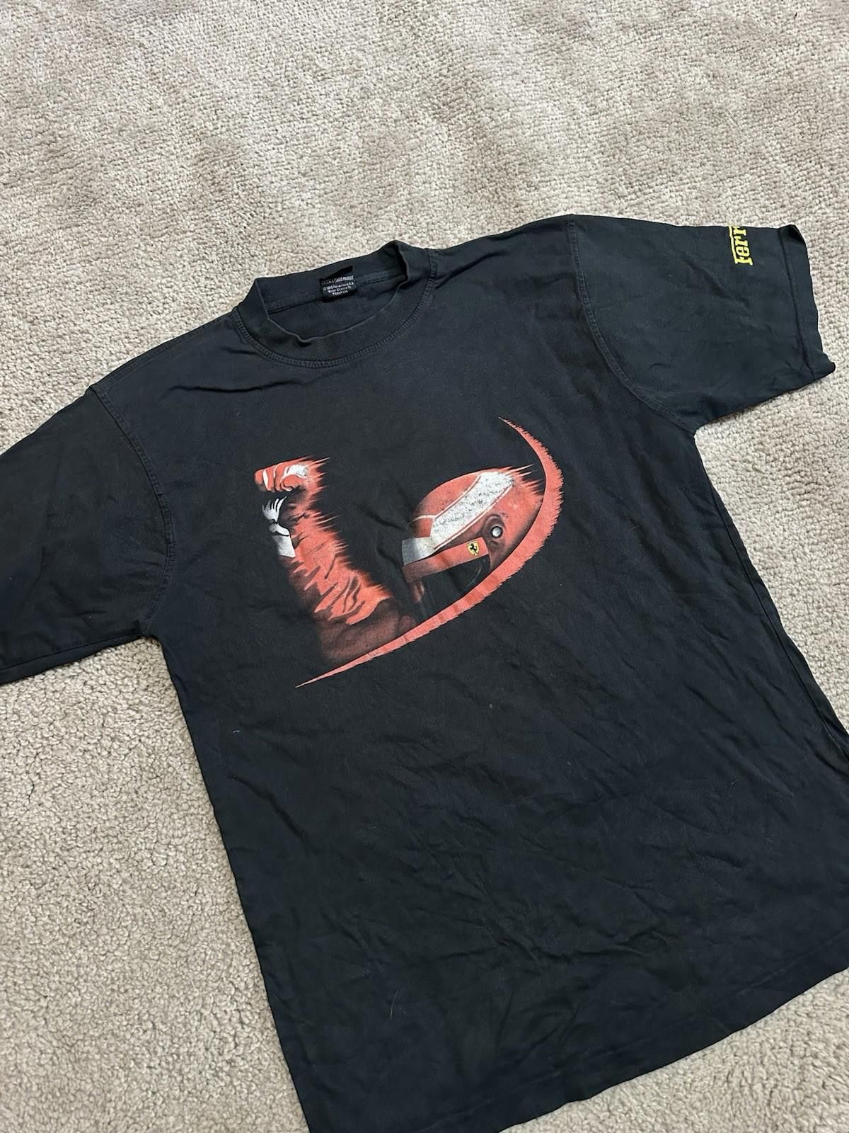 Ferrari 1999 Ferrari Michael Schumacher Racing F1 Graphic T Shirt Size US L / EU 52-54 / 3 - 2 Thumbnail