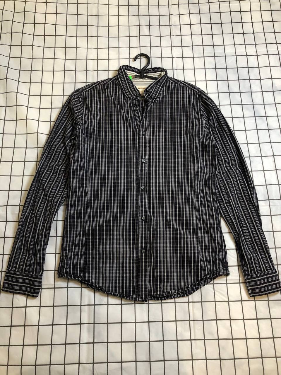 Diesel Diesel Flannel Long Sleeve Button Shirt Checked Pattern Size US L / EU 52-54 / 3 - 1 Thumbnail