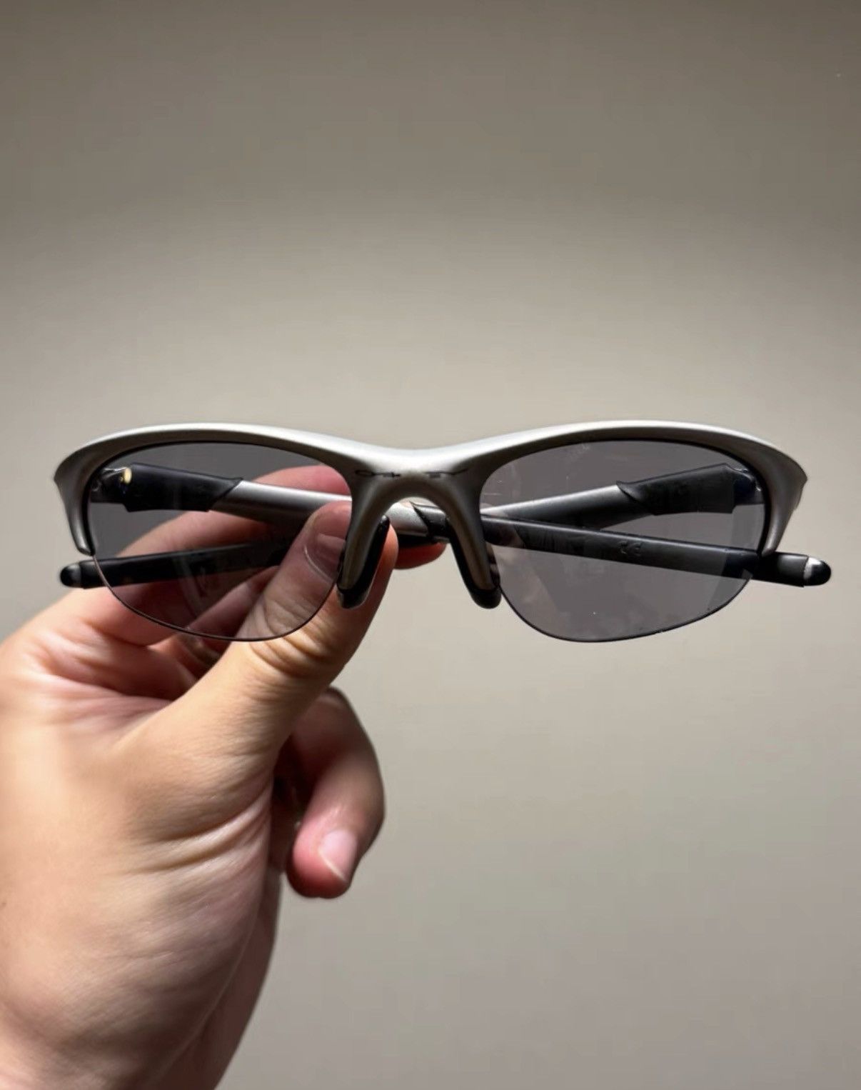 Oakley Oakley HALF JACKET Metallic Silver Sport Sunglasses K24 Size ONE SIZE - 1 Thumbnail