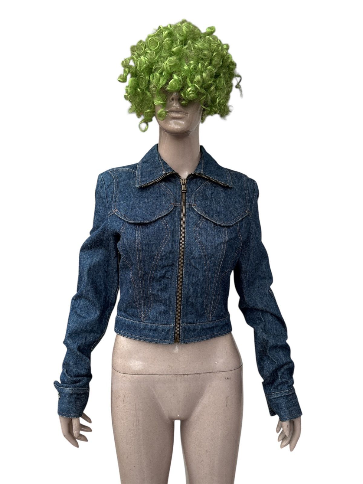 Dolce & Gabbana SS02 Trucker Denim Jacket Size M / US 6-8 / IT 42-44 - 3 Thumbnail