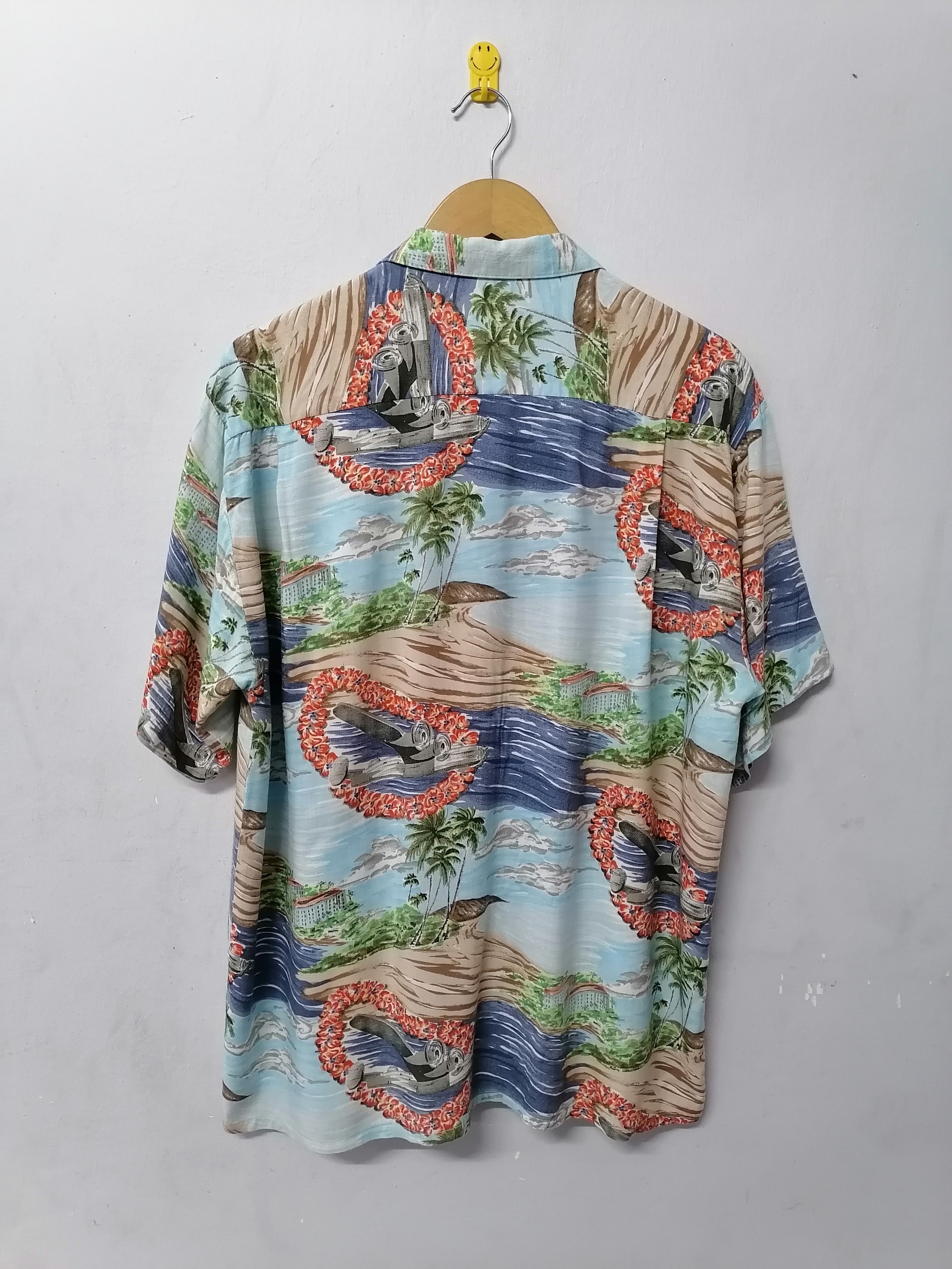 Ocean Current × Vintage Ocean Current C-MRK. INC Registered Prints Hawaiian Shirt Size US L / EU 52-54 / 3 - 7 Thumbnail