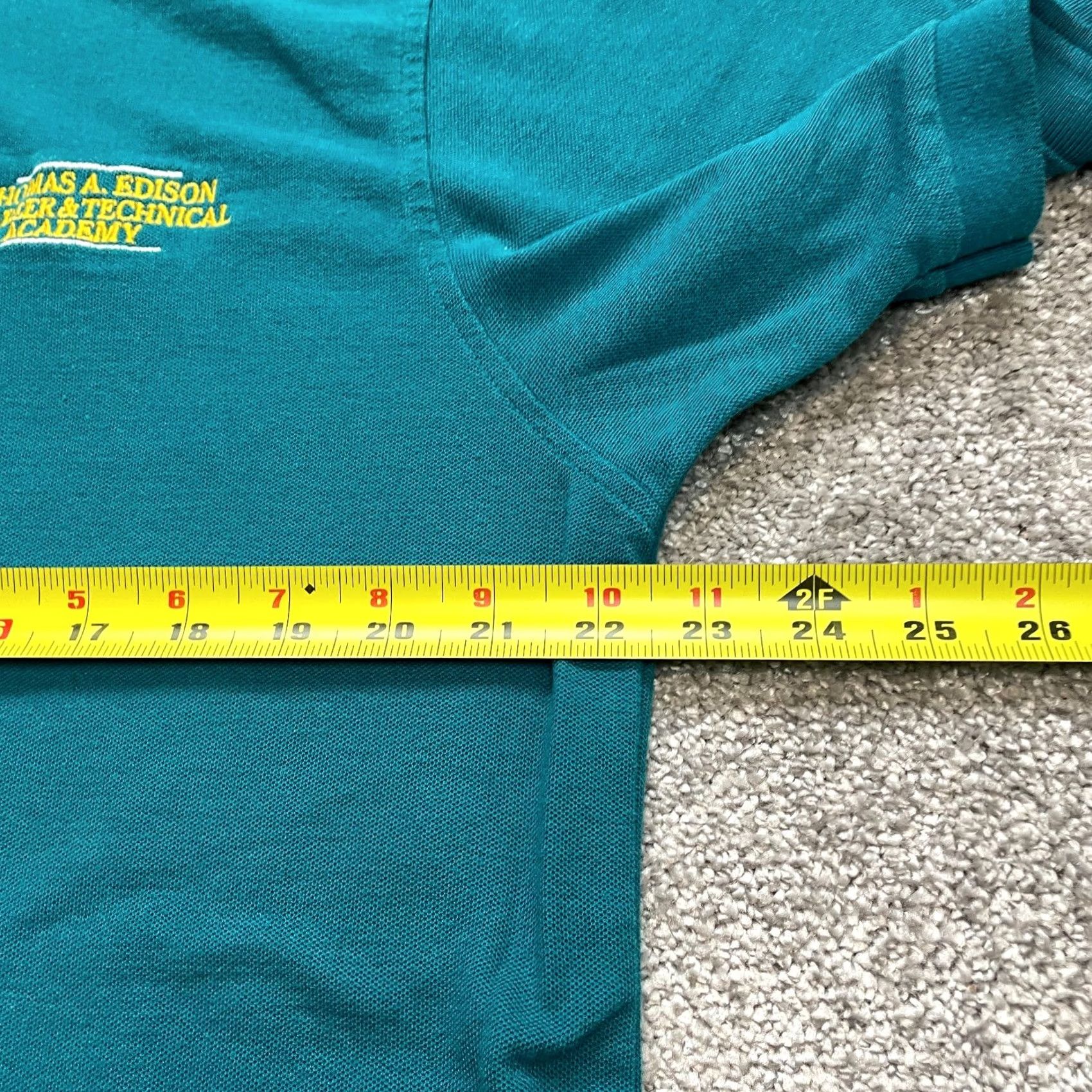 Port Authority VINTAGE Port Authority Polo Shirt Mens Large Blue Thomas Edison Career Techincal Academy Shirt Polo XS Size US L / EU 52-54 / 3 - 7 Thumbnail