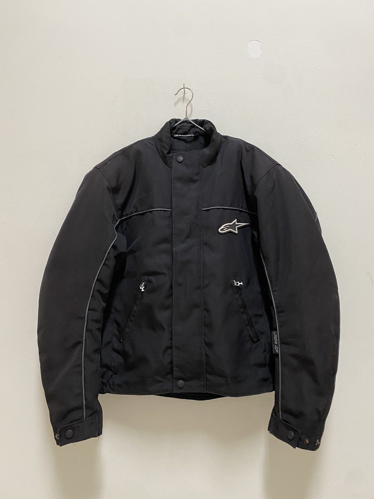 Racing vintage alpinestar moto racing cropped lined jacket | Grailed