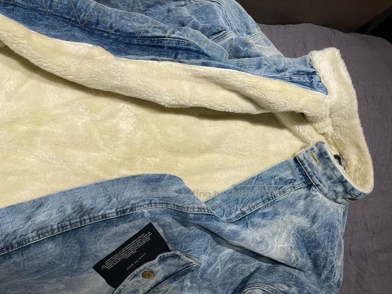 Fear of God Fear of God Heavy water ripple denim army coat Size US L / EU 52-54 / 3 - 5 Thumbnail