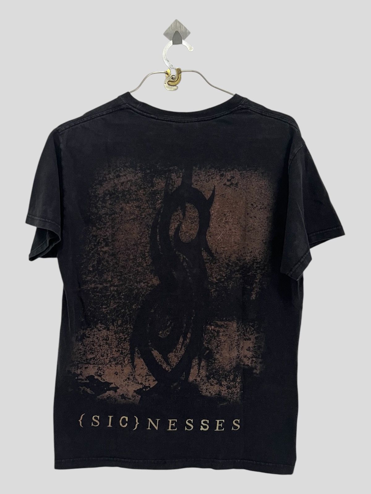 Band Tees × Slipknot × Vintage Vintage Y2K Slipknot AOP Sickness Album Heavy Metal Shirt Size US M / EU 48-50 / 2 - 2 Thumbnail