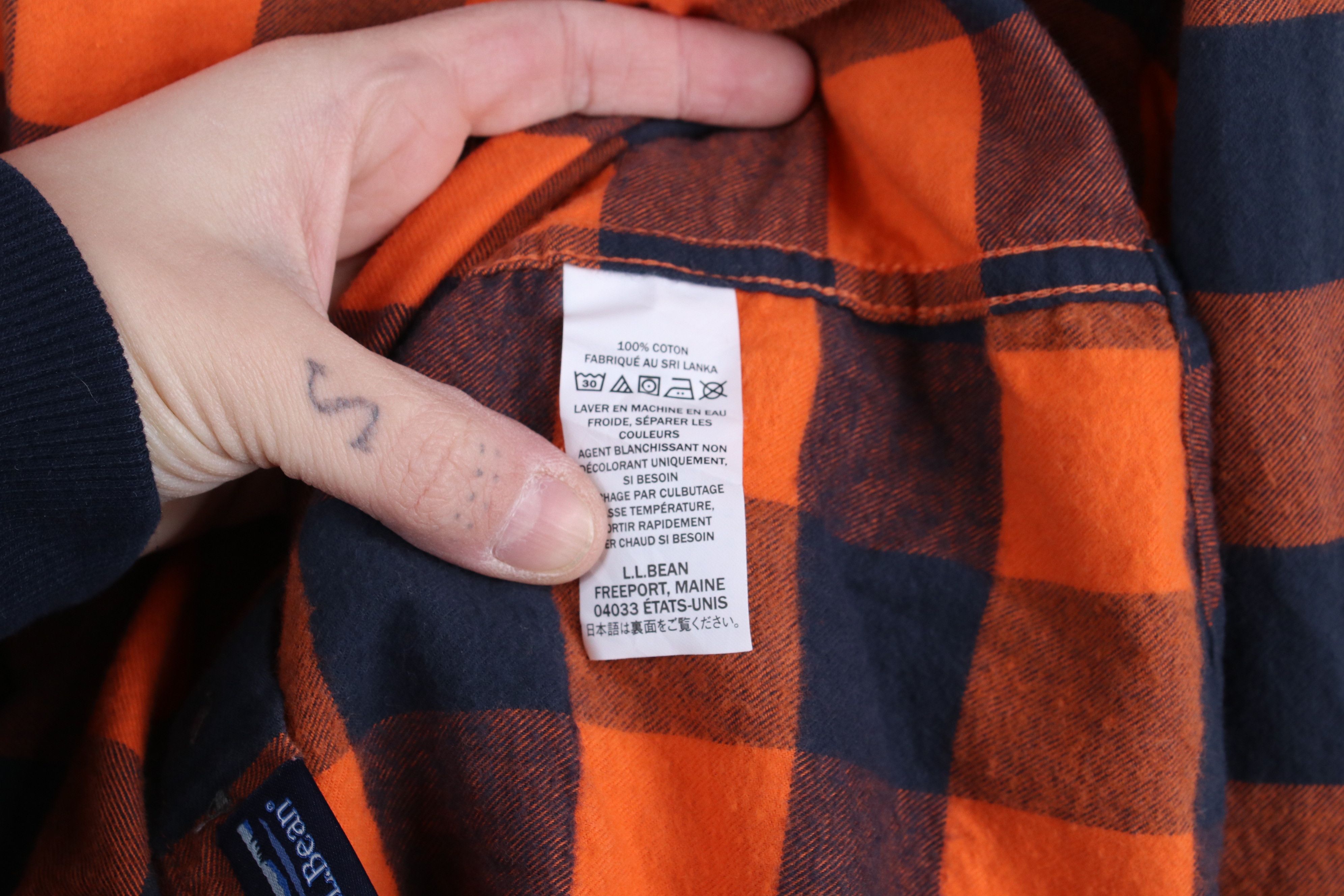 L.L. Bean × Vintage Vintage LL Bean Slightly Flannel Collared Button Shirt Size US XXL / EU 58 / 5 - 8 Thumbnail