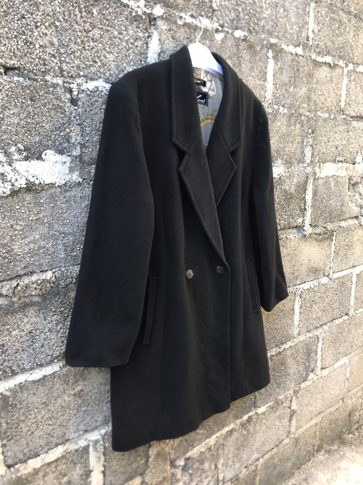Vintage ⚡️Vintage Lanificio Texco Cashmere & Wool Long Coat Size M / US 6-8 / IT 42-44 - 2 Thumbnail
