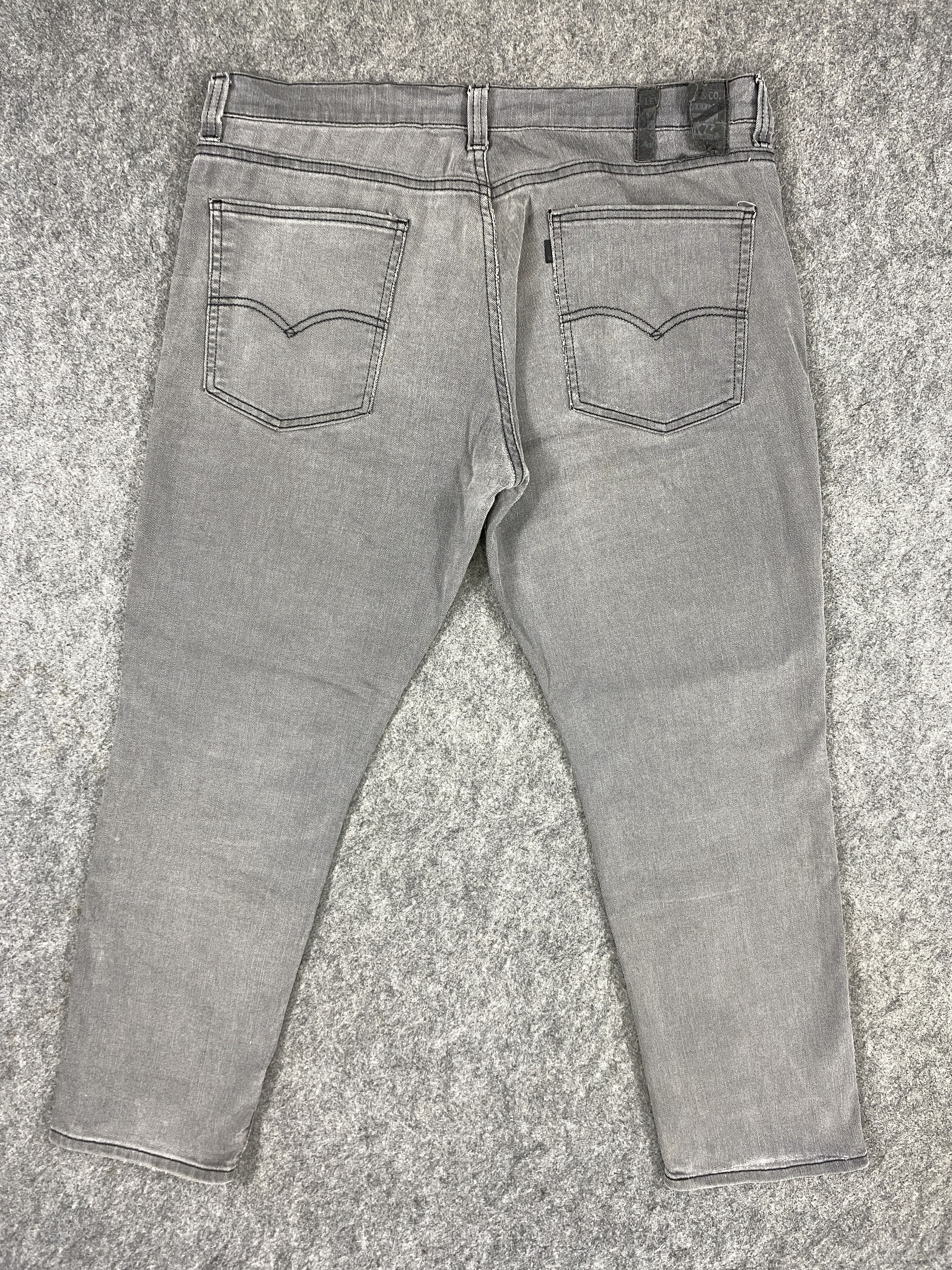 Levi's Grey Vintage Levi's 511 Jeans 37x28 Denim -JN1740 Size US 37 - 2 Thumbnail