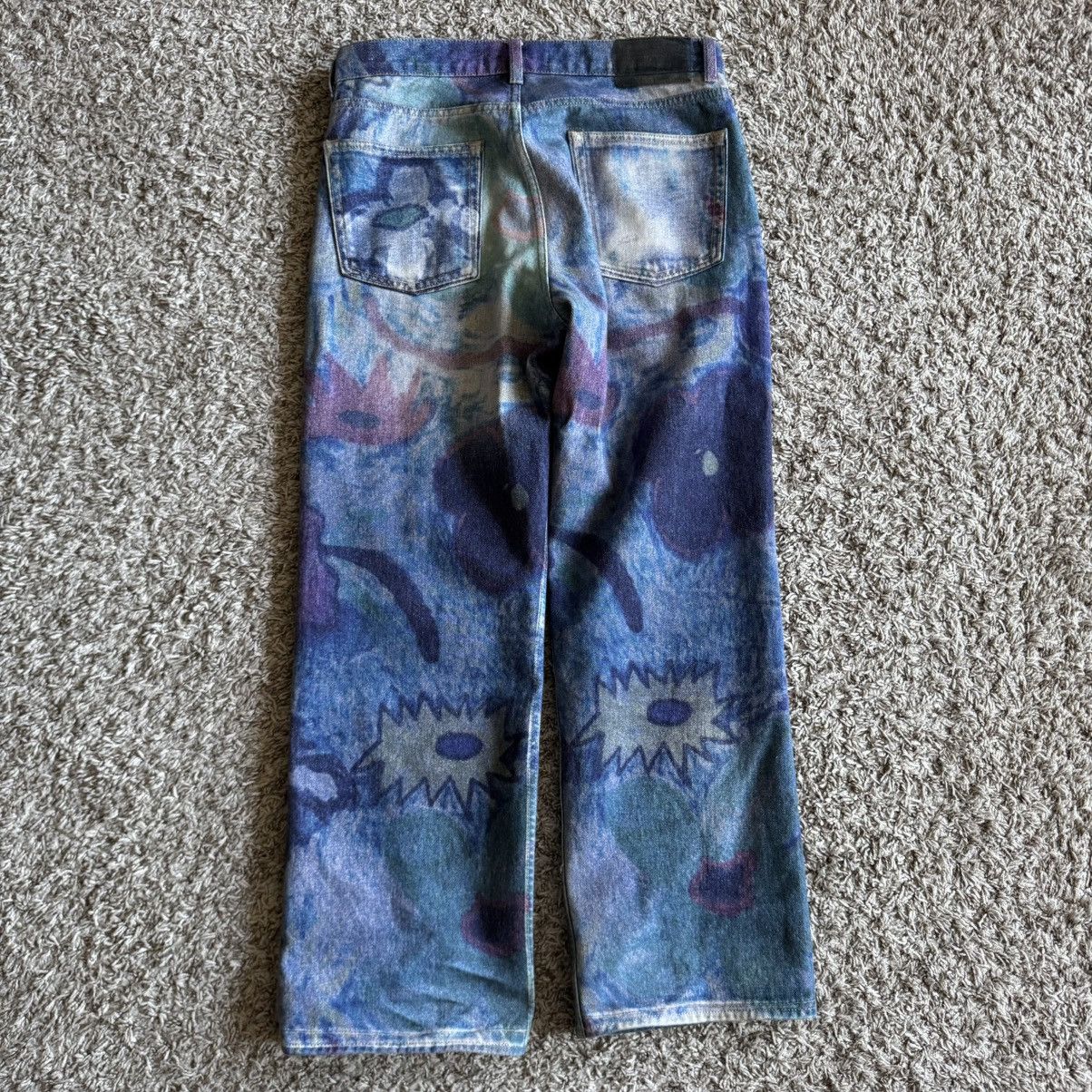 Our Legacy Third Cut Digital Chalk Flower Denim
