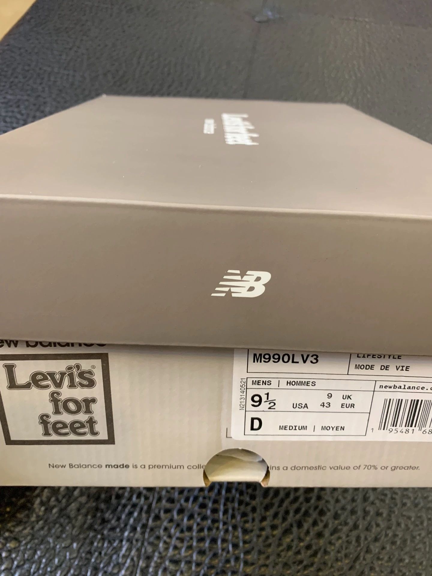 New Balance Levis × New Balance M990LV3 Denim Gray 43 Near New Size US 9.5 / EU 42-43 - 7 Thumbnail