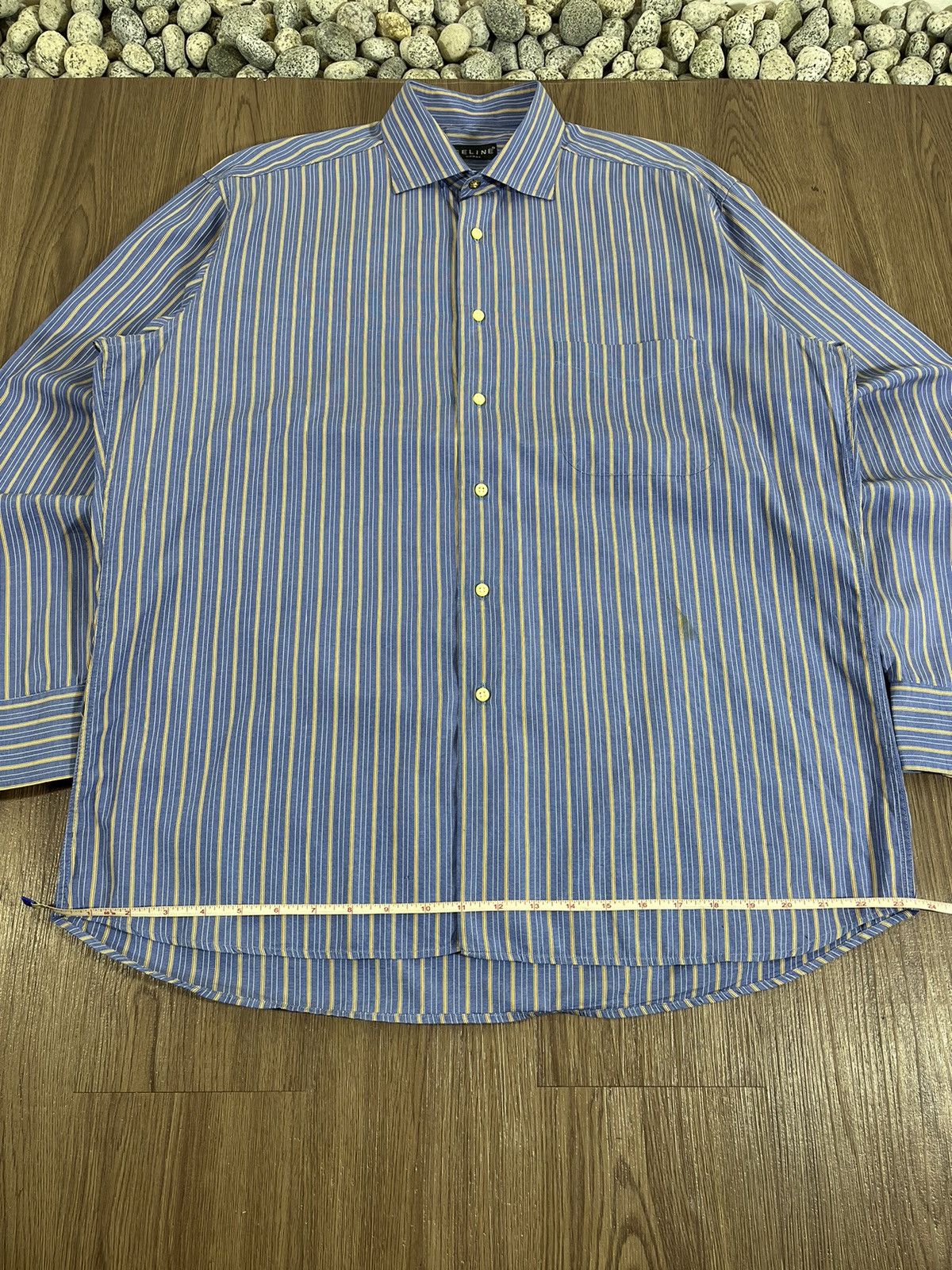 Celine CELINE Homme Vintage Striped ButtonUp Shirt – Made in France Size US XL / EU 56 / 4 - 12 Thumbnail