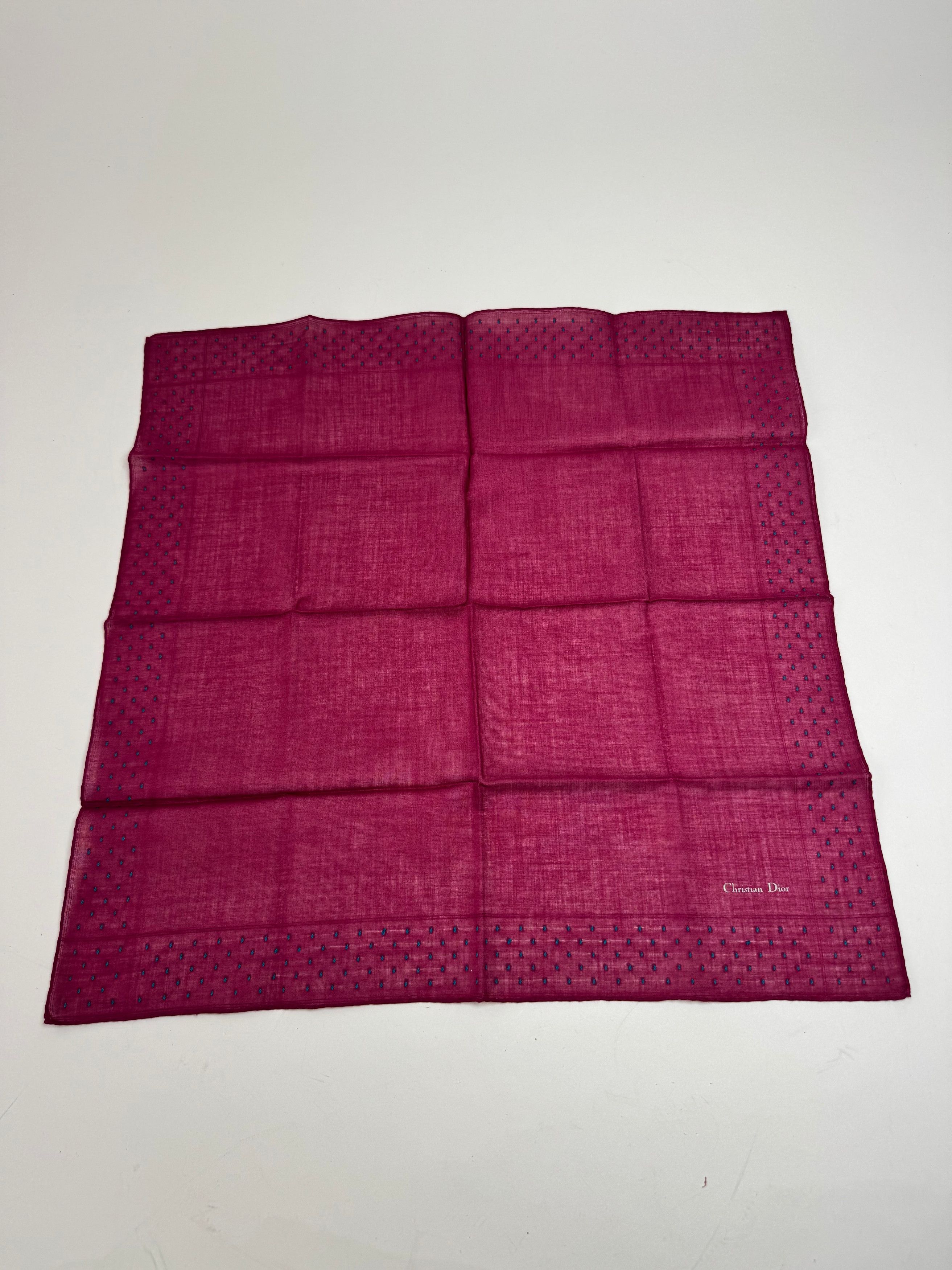 Dior Vintage Scarf Purple Size ONE SIZE - 1 Thumbnail