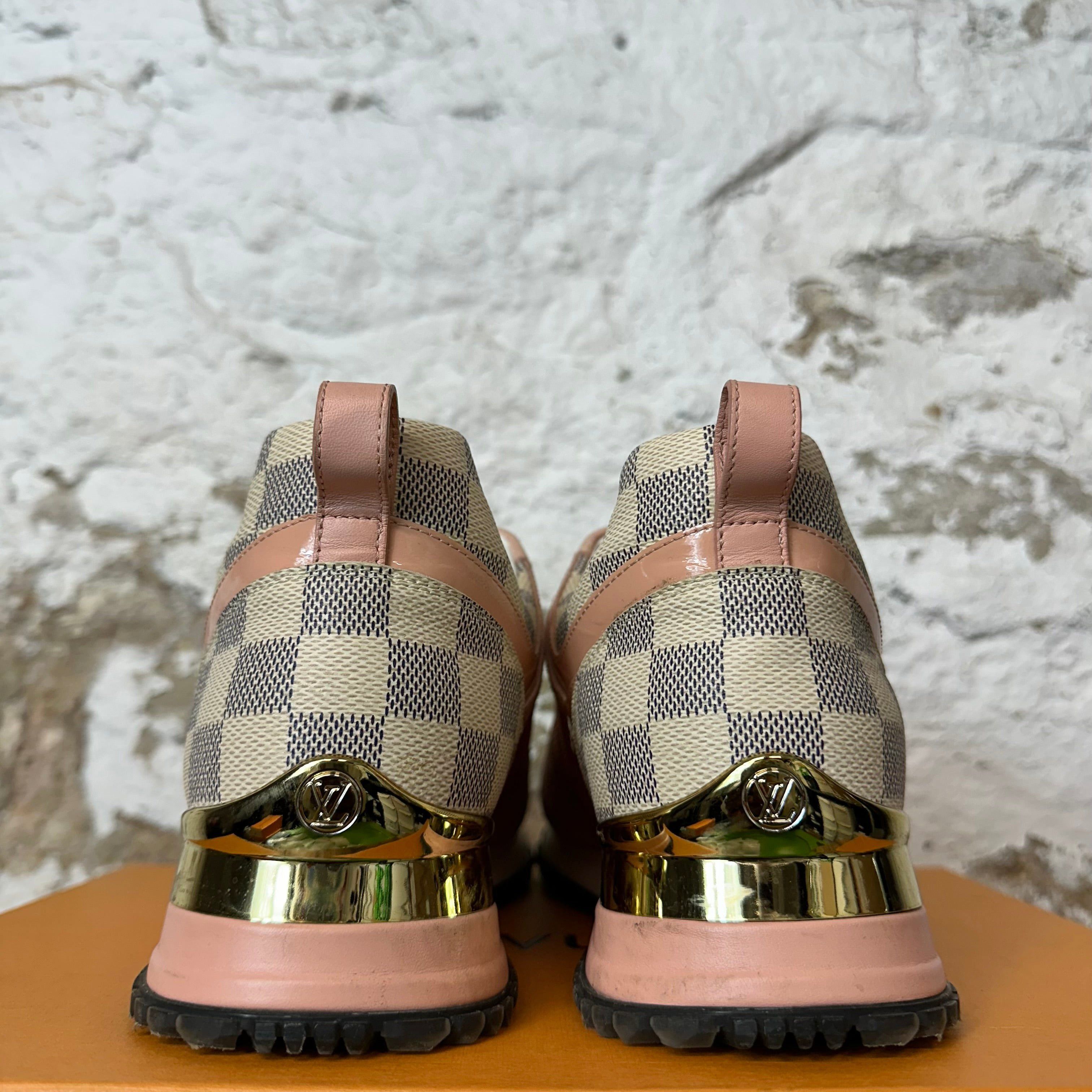Louis Vuitton Louis Vuitton Damier Pink Suede Runaway Sneaker Sz 7 (40) Size US 7 / EU 40 - 5 Thumbnail