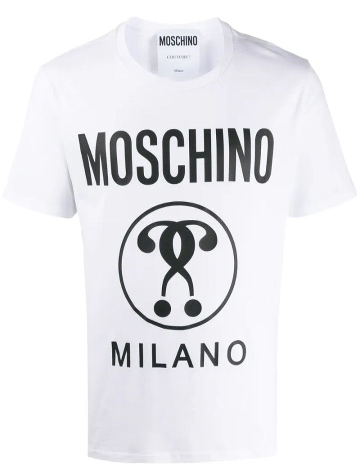 Moschino Moschino: Question Mark T-Shirt (NEW) Size US L / EU 52-54 / 3 - 1 Thumbnail