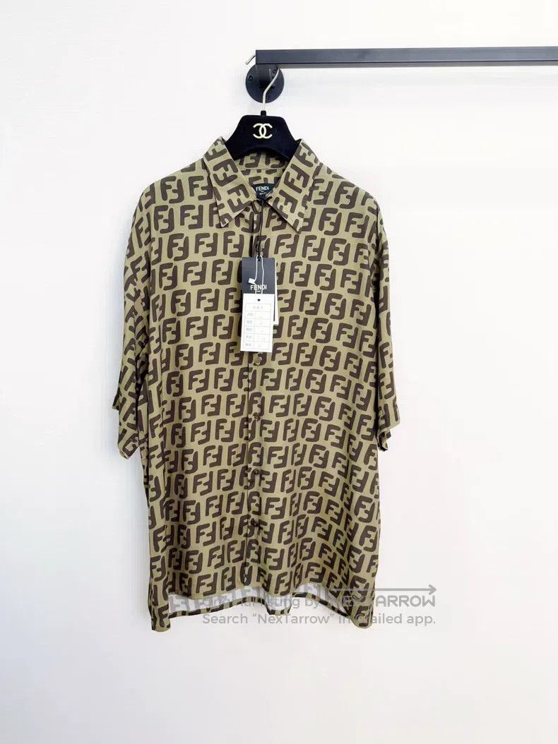 Fendi Fendi Brocade Print Shirt Size US XXS / EU 40 - 1 Thumbnail