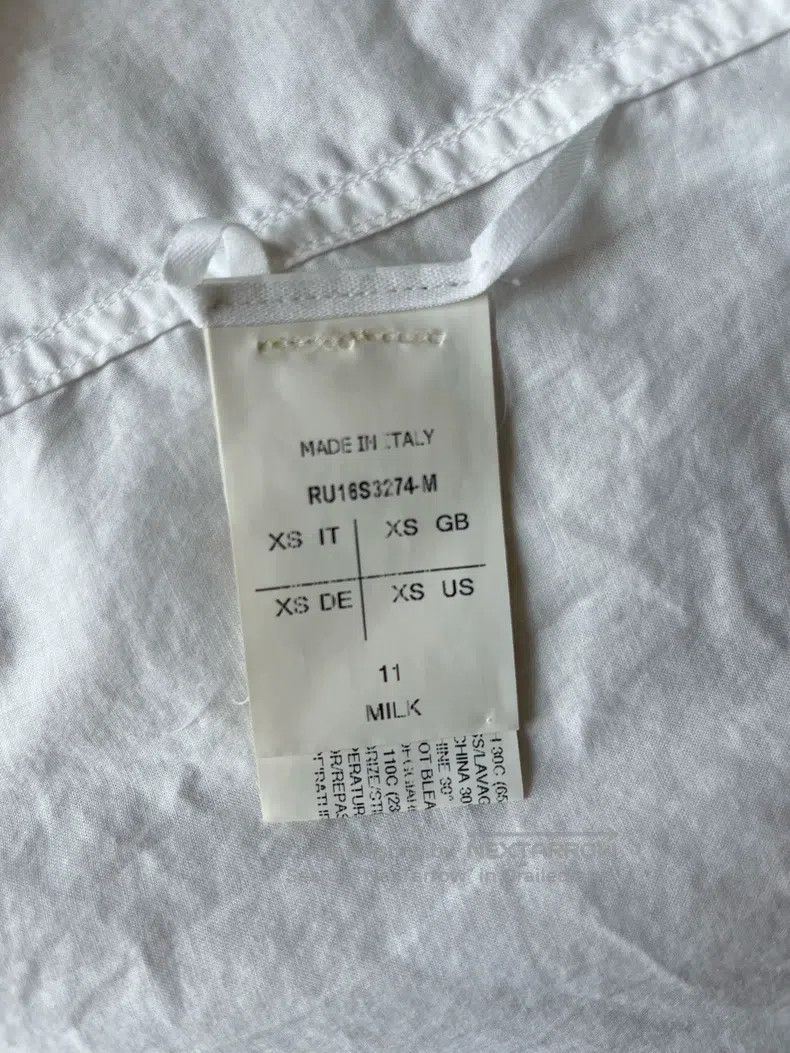Rick Owens Rick Owens Arabian White Long Short Sleeves Size US XS / EU 42 / 0 - 5 Thumbnail