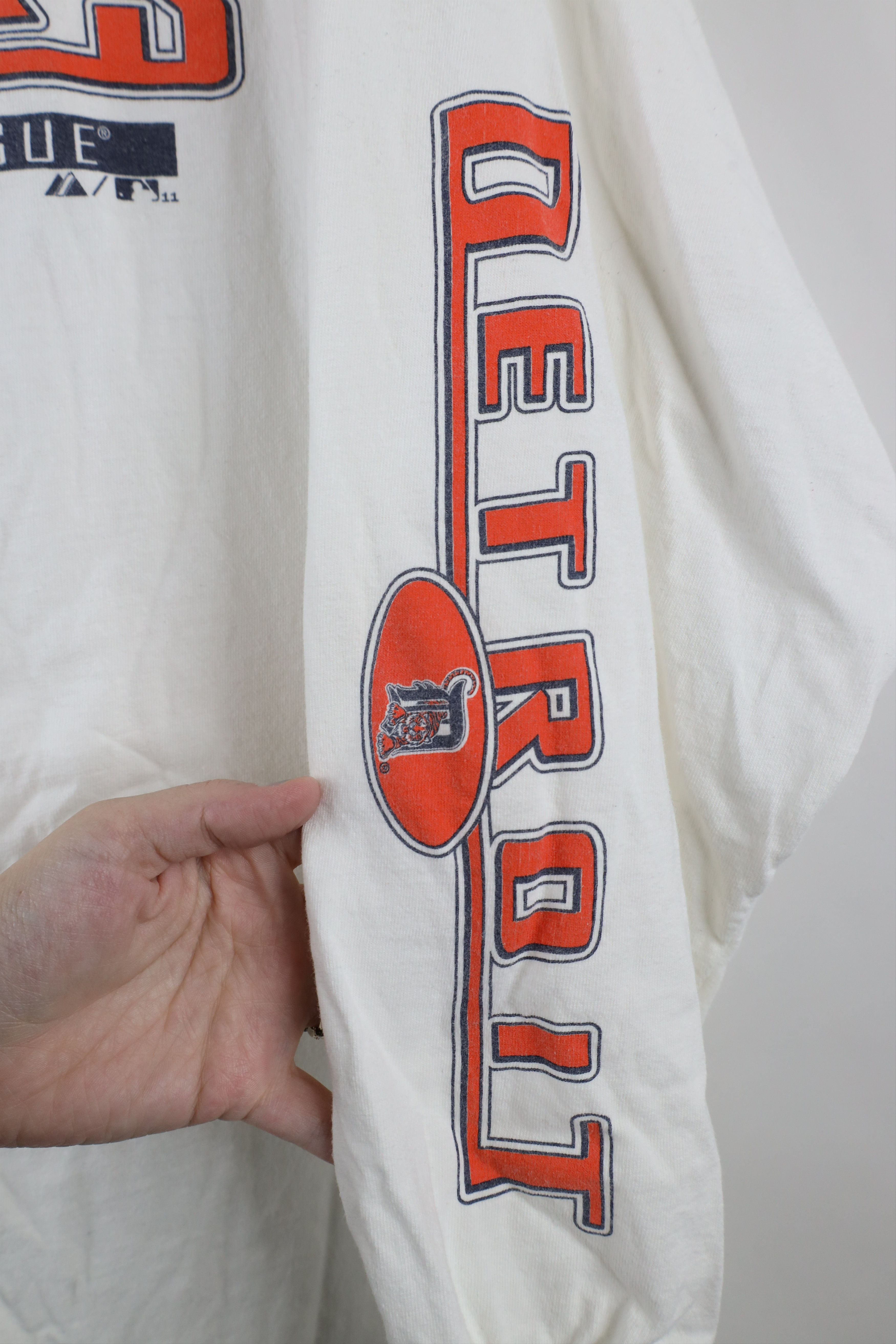 Majestic × Vintage Vintage Y2K Majestic Tigers Baseball Long Sleeve T-Shirt Size US XXL / EU 58 / 5 - 7 Thumbnail