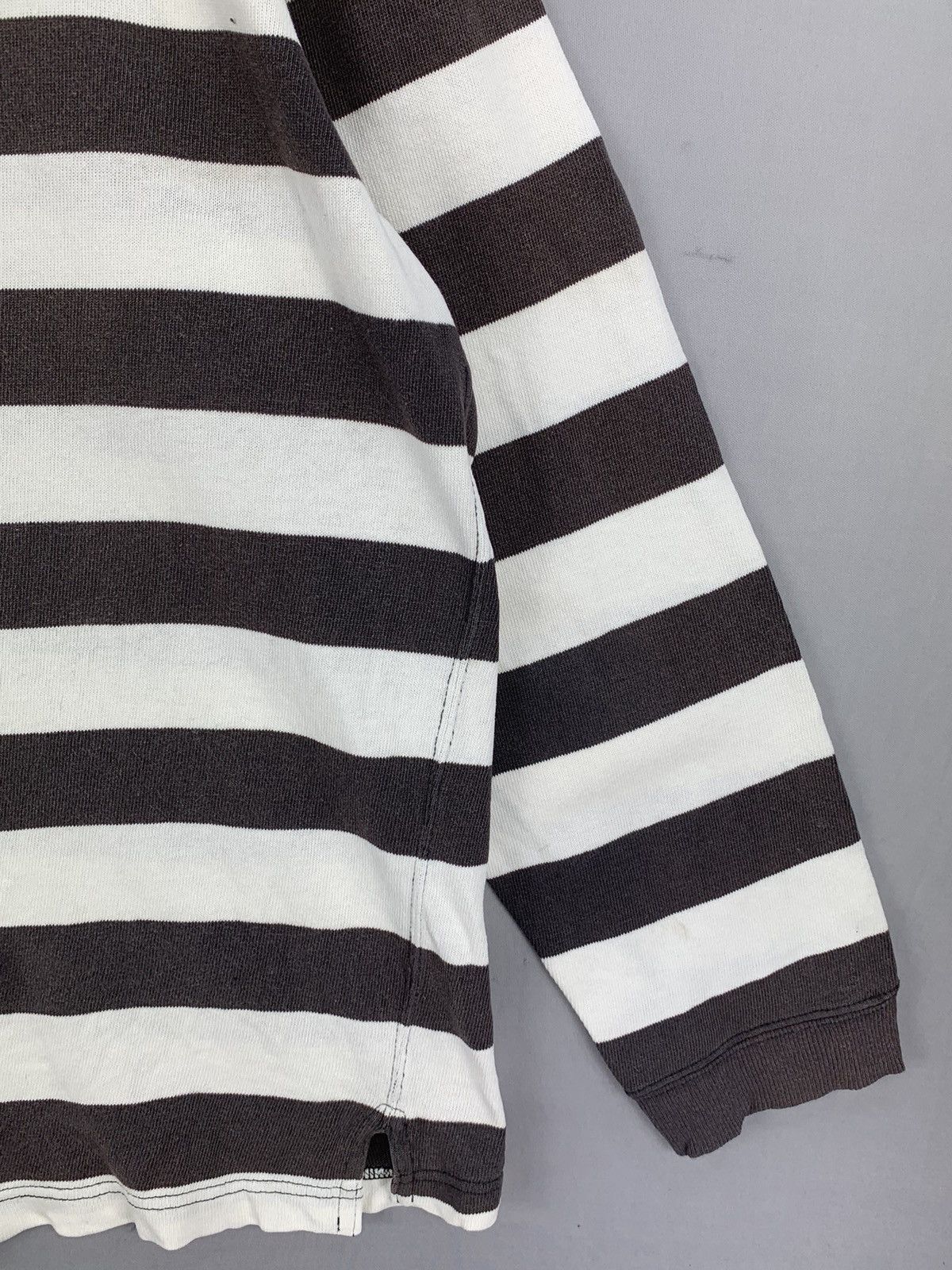NFL Vintage 90s Stripe Long Sleeve Rugby Polo Shirt Size US XXL / EU 58 / 5 - 16 Thumbnail