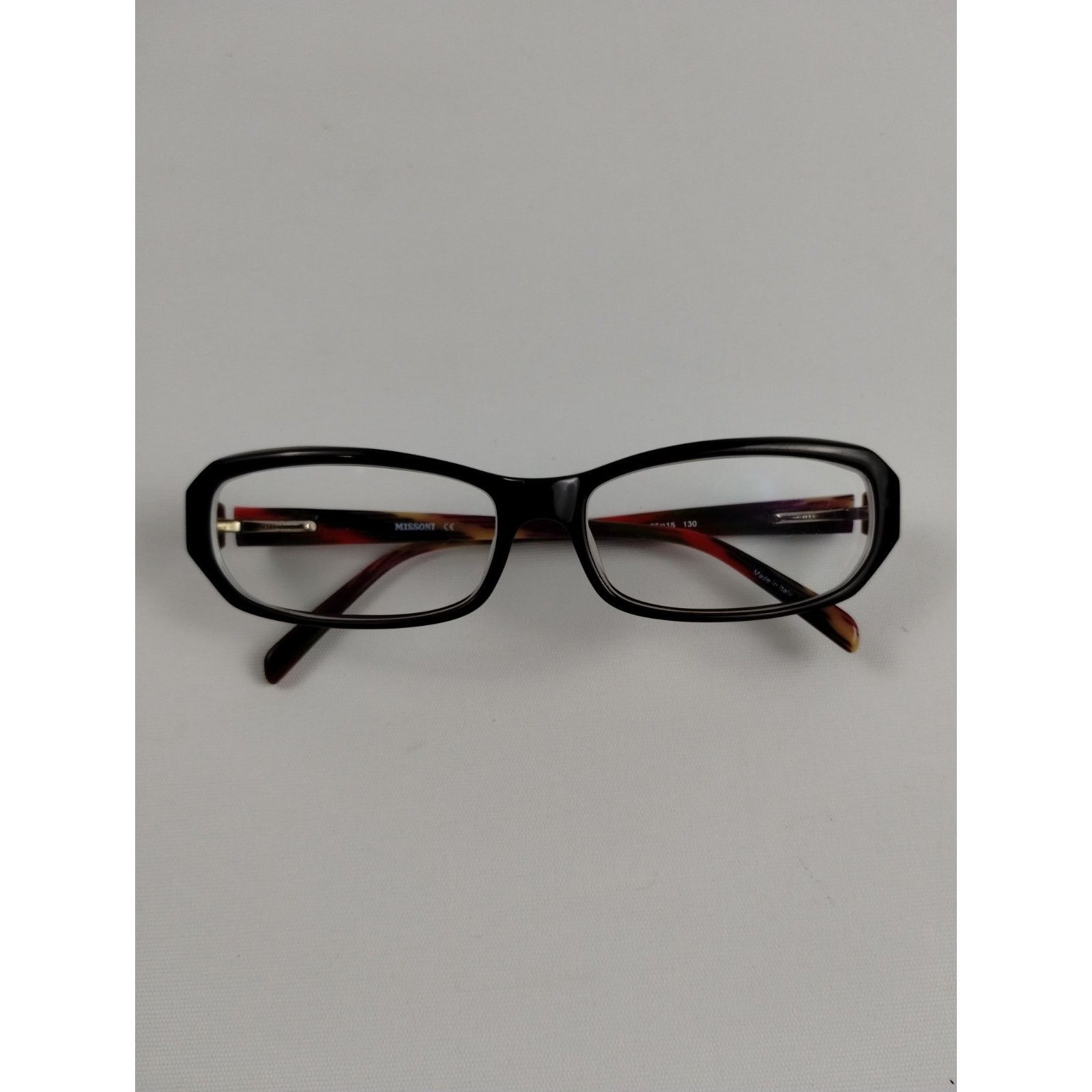 Missoni Missoni Eyeglass Frames 55-15-130 Brown / Red Cr Gr Marble Size ONE SIZE - 1 Thumbnail