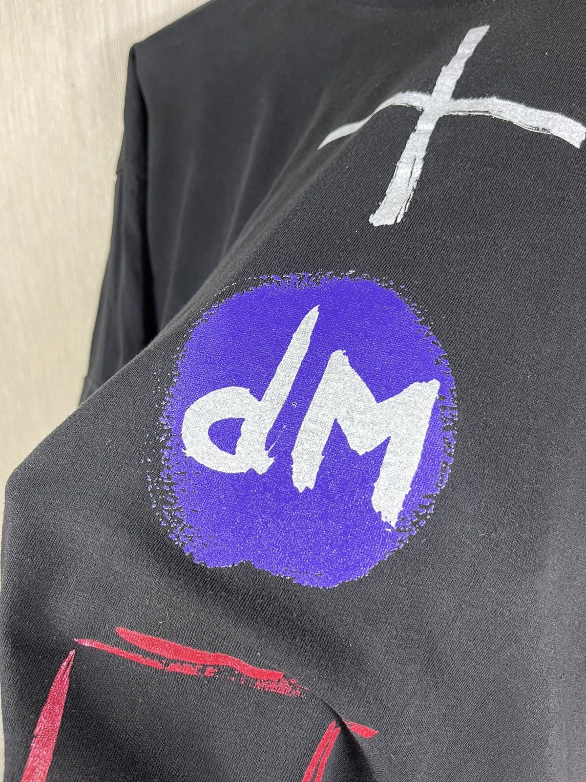 Band Tees Vintage Depeche Mode 1993 tee single stitch t-shirt DP plus Size US L / EU 52-54 / 3 - 11 Thumbnail