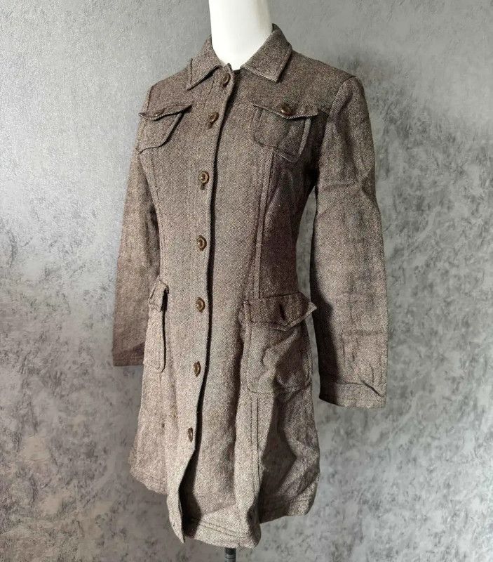 Burberry Burberry Brown Wool Blend Mid-Length Coat Size M / US 6-8 / IT 42-44 - 1 Thumbnail
