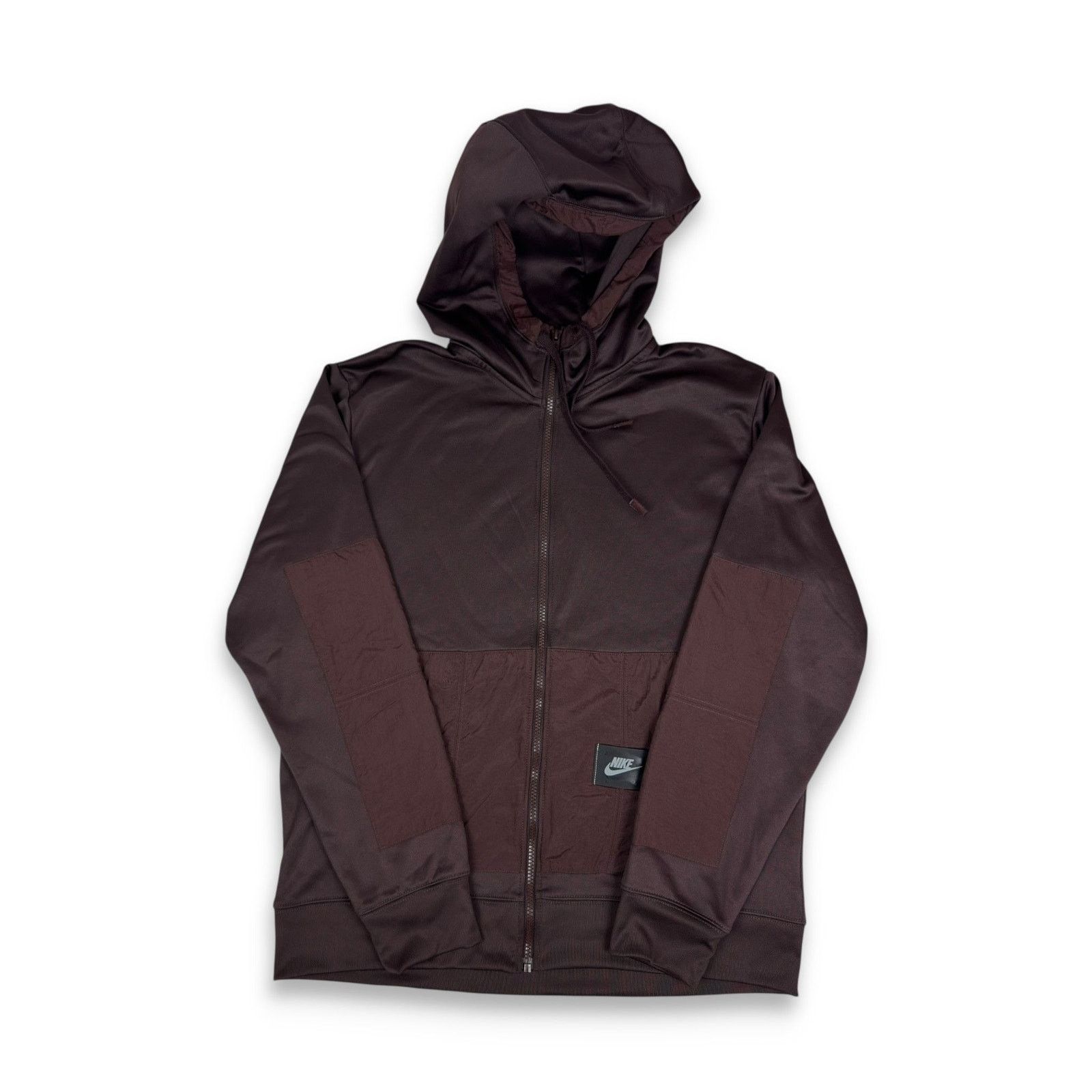 Nike Nike Dri-Fit Men Solo Swoosh Burgundy Full Zip Jacket Medium Size US M / EU 48-50 / 2 - 1 Thumbnail