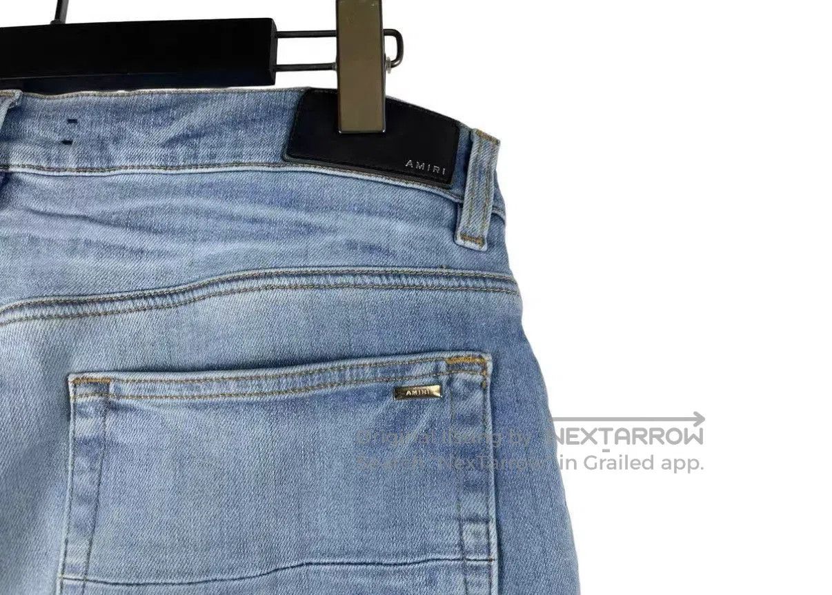 Amiri Blue Distressed Denim Jeans. Size US 36 / EU 52 - 5 Thumbnail